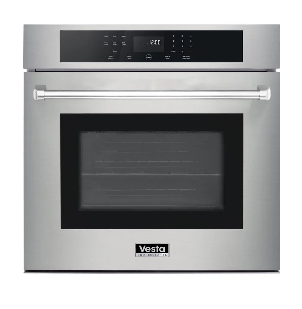 NEW - Vesta Montana 30” Electric Built-In Wall Oven Silver (VWO-MONTANA-30SS)