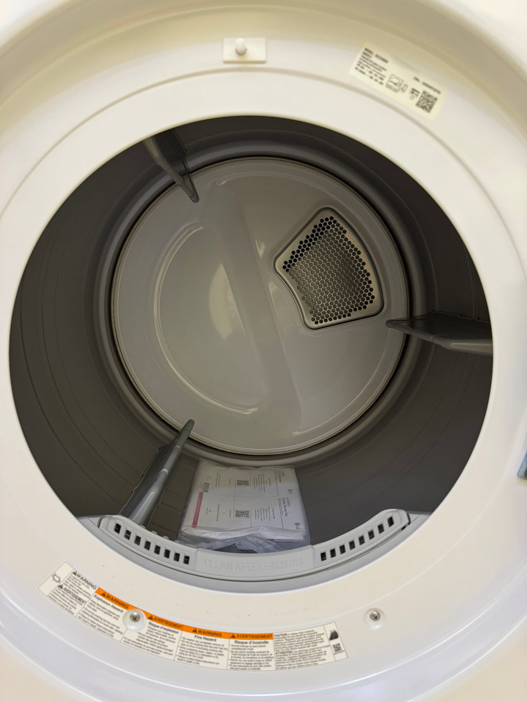 NEW - LG 27” Front Load Dryer -  DLE3400W (1 YEAR MANUFACTURER WARRANTY)