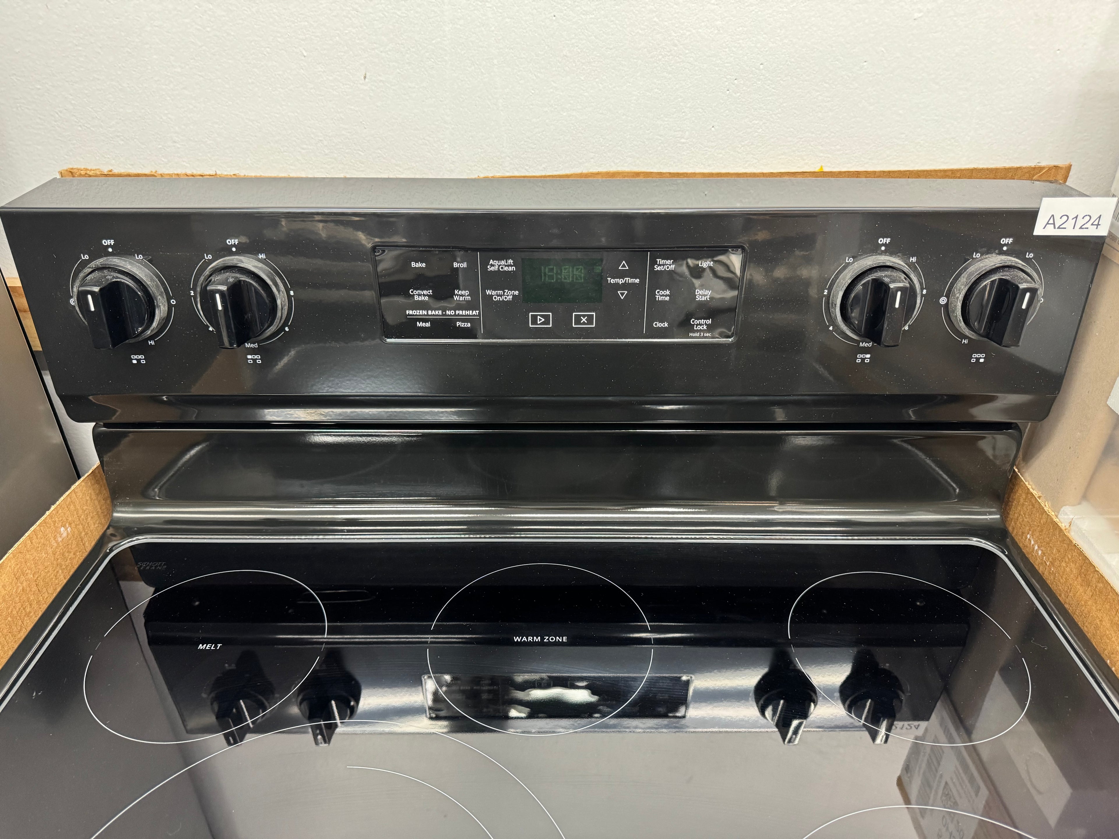 NEW - Whirlpool 30” Freestanding Glass Top Range - YWFE775H0HB