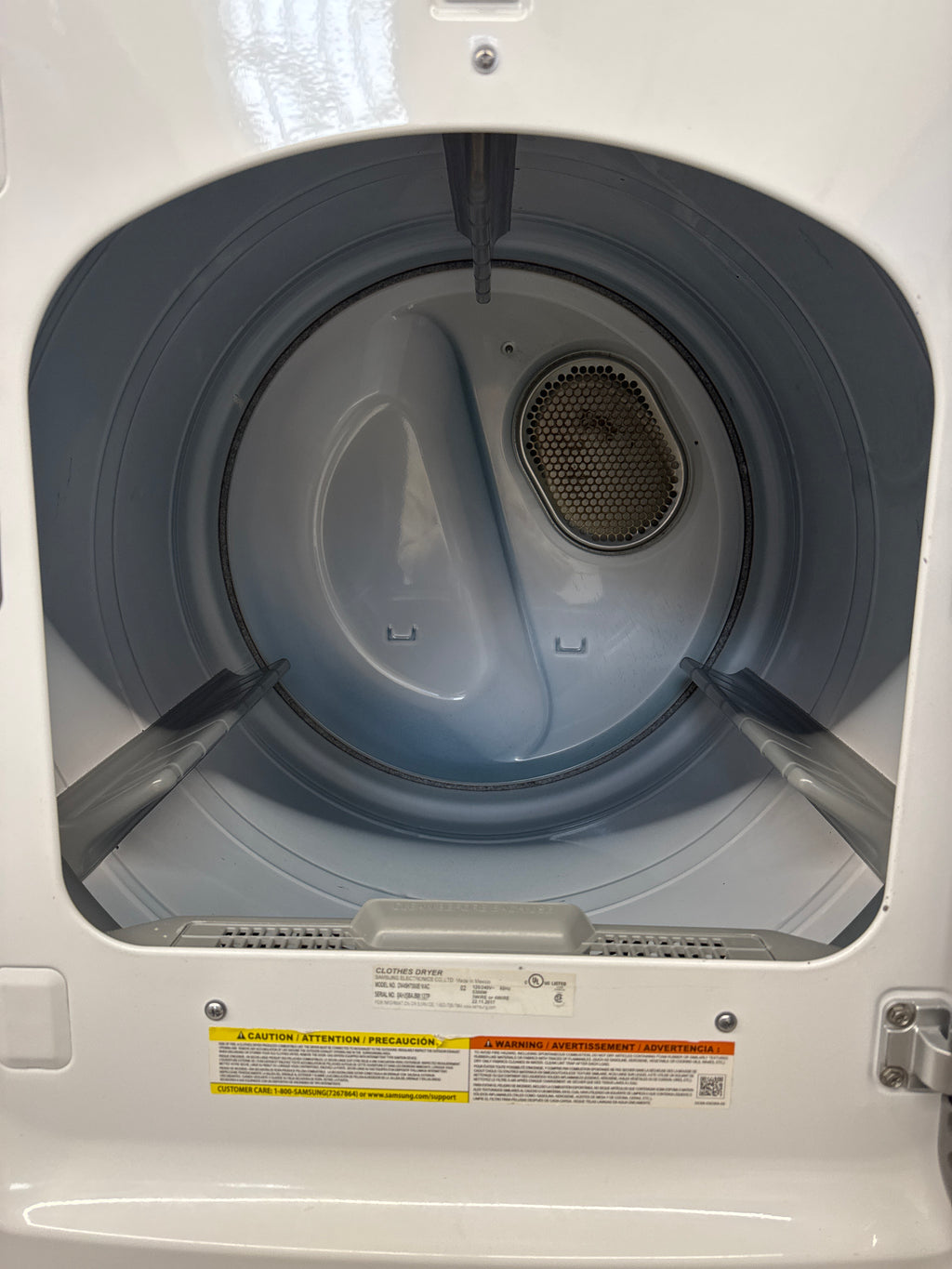 Samsung 27” Top Load Washer & Front Load Dryer (WA45H7000AW/A2 & DV45H7000EW/AC)