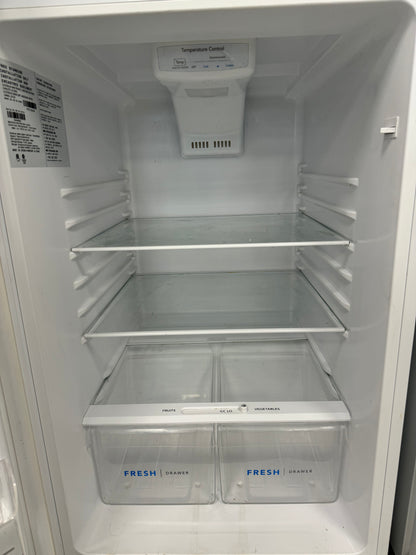 FRIGIDAIRE 24” TOP FREEZER FRIDGE - FFET1222UW