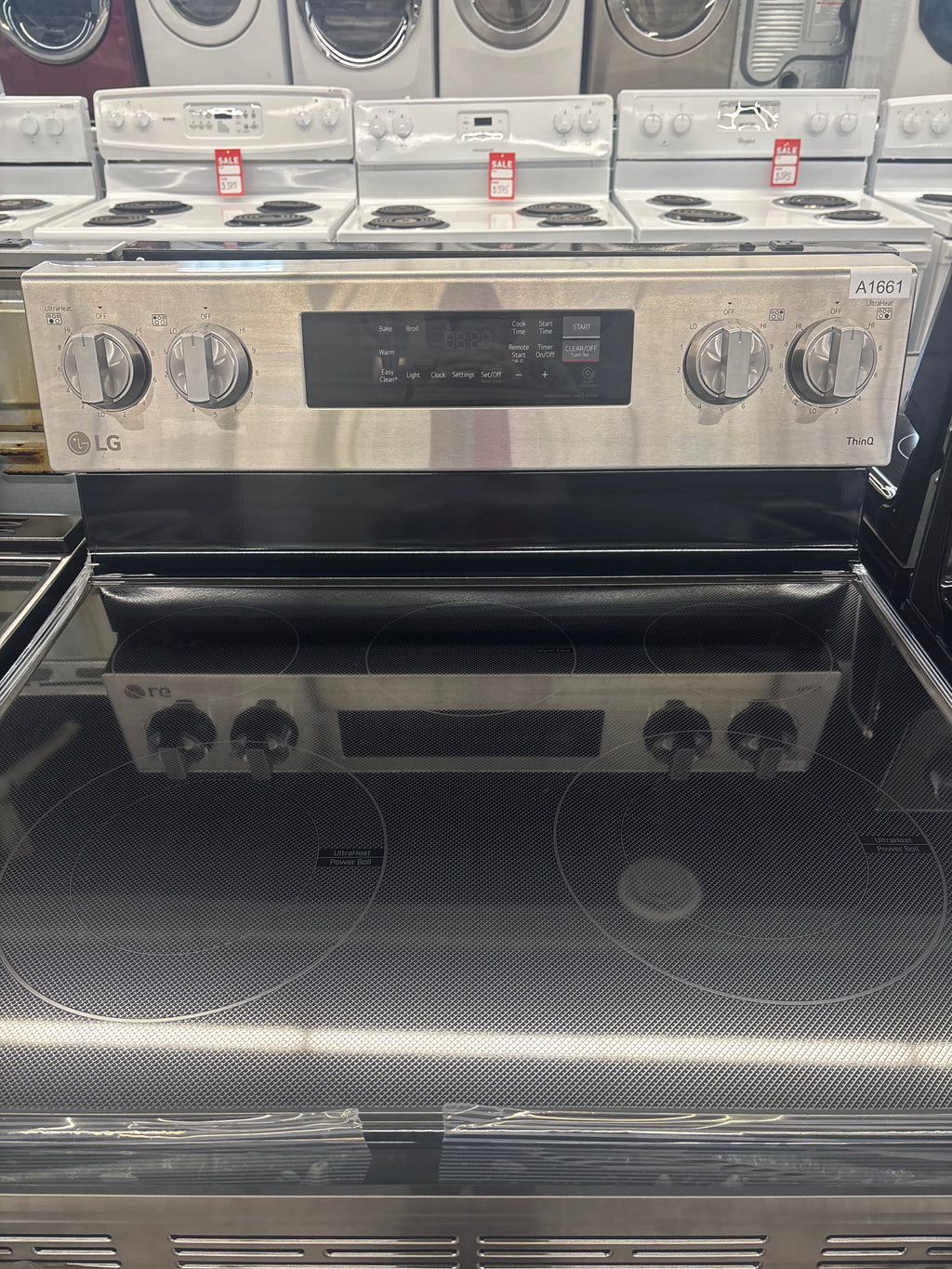 LG 30” Freestanding Glass Top Range - LREL6321S (1 YEAR MANUFACTURER WARRANTY)