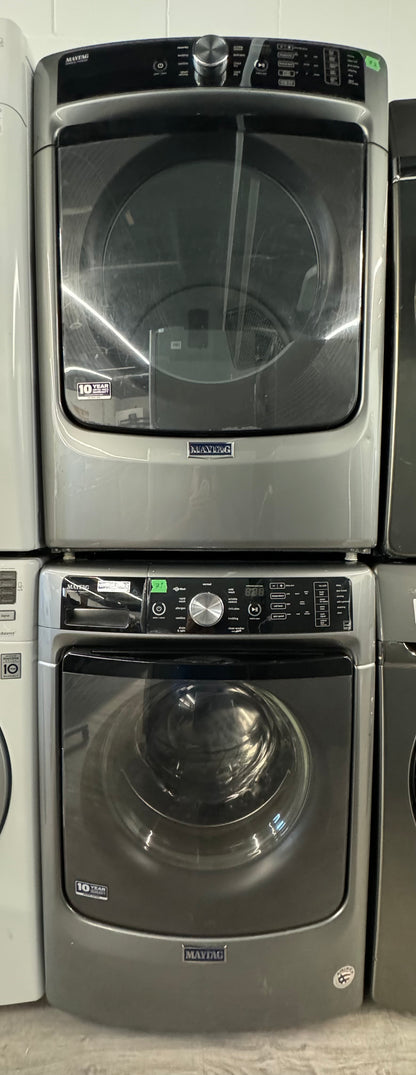 MAYTAG 27” FRONT LOAD WASHER/DRYER SET M2 - YMED5500FC0