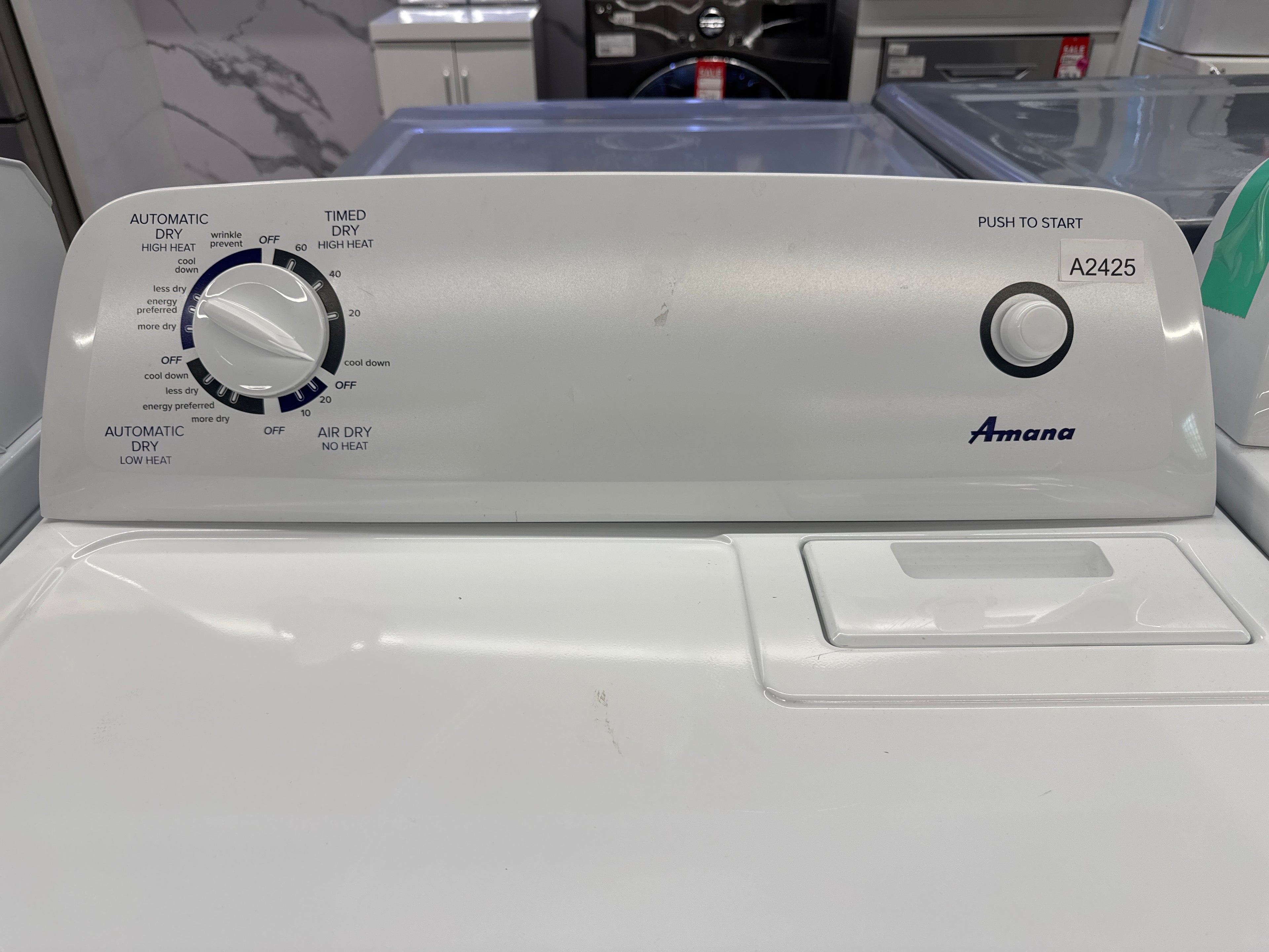 OPEN BOX - Amana 28” Front Load Dryer- YNED4655EW1