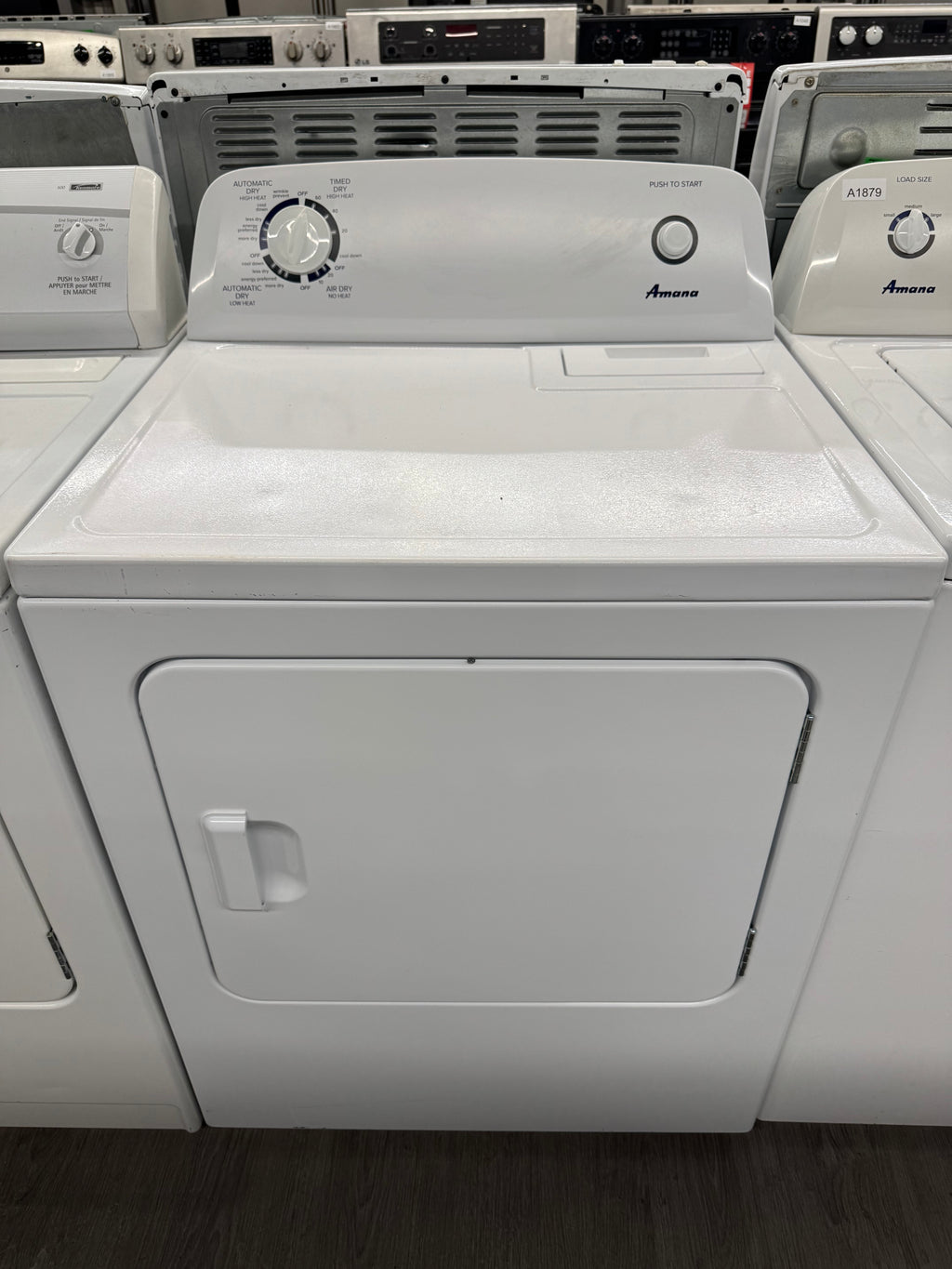 Amana 27” Top Load Washer & Dryer Set (NTW4600YQ1 & YNED4655EW1)