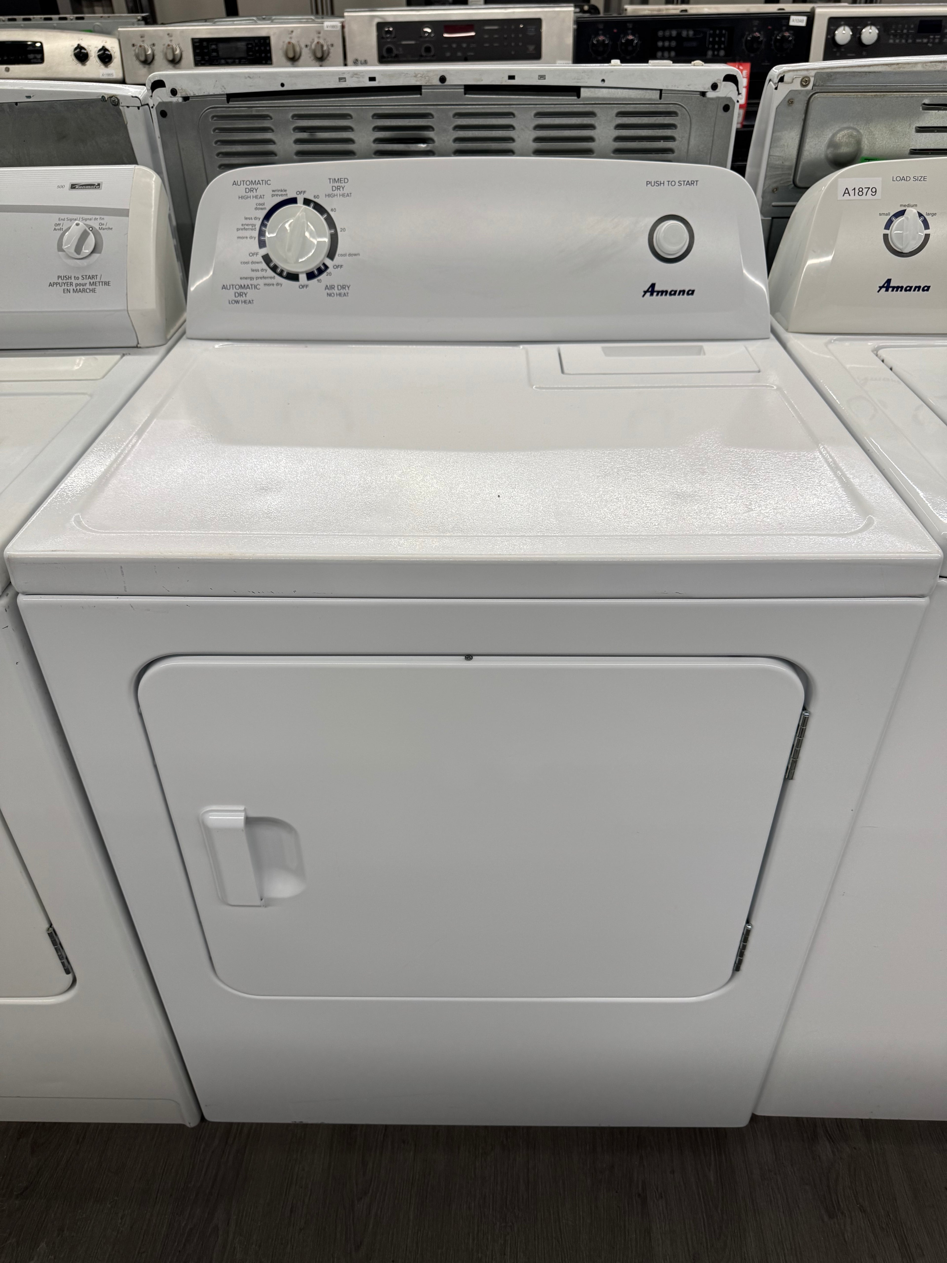Amana 27” Top Load Washer & Dryer Set (NTW4600YQ1 & YNED4655EW1)