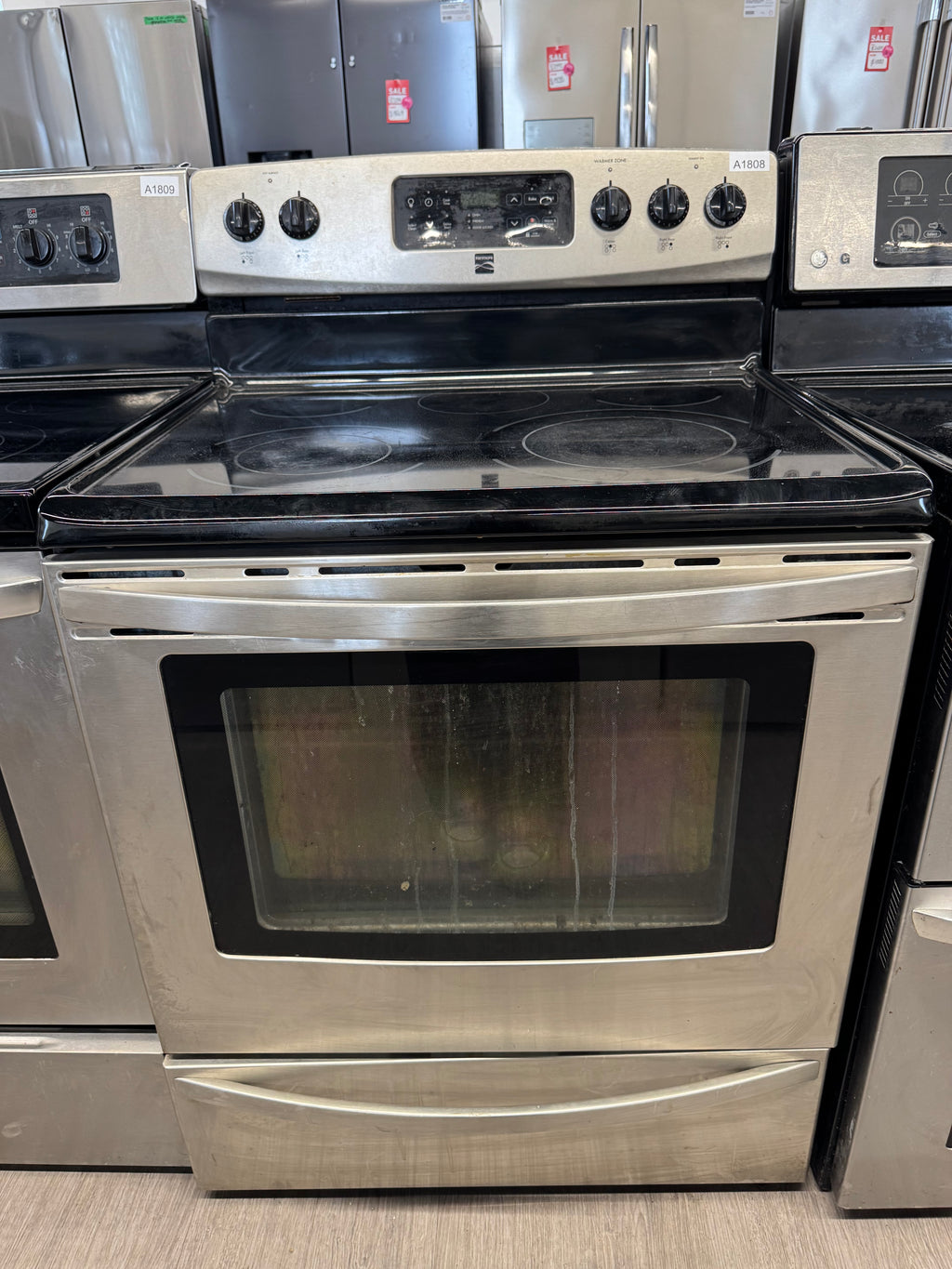 Kenmore 30” Freestanding Glass Top Range - 970.689432