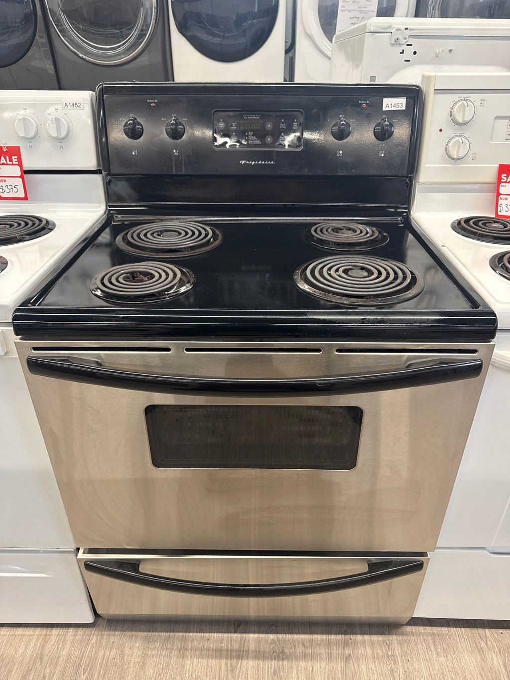 Frigidaire 30” Freestanding Coil Top Range - CFEF357BC2