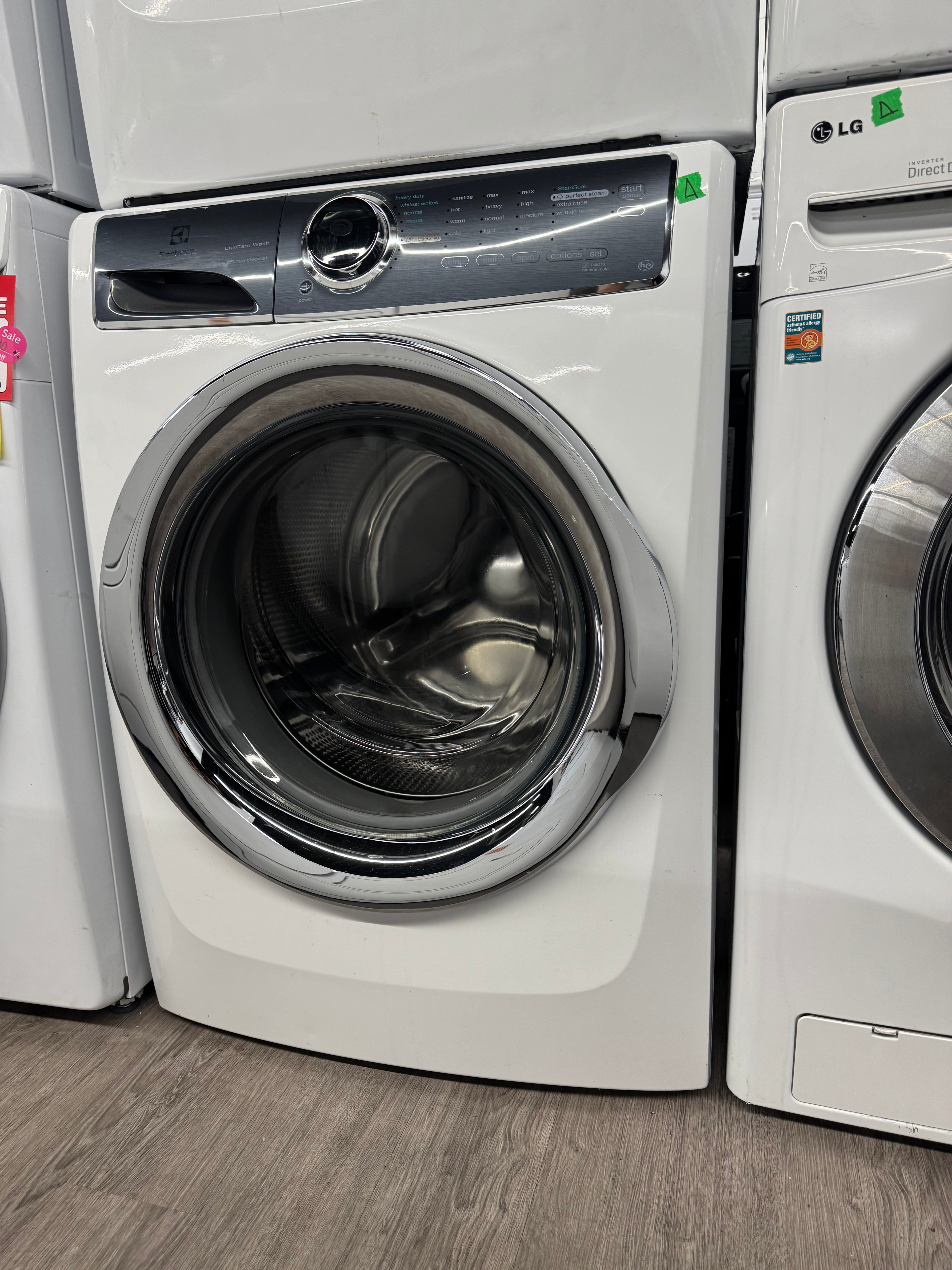 Electrolux 27” Front Load Washer/Dryer Set (EFLS617SIW0/EFMC427UIW0