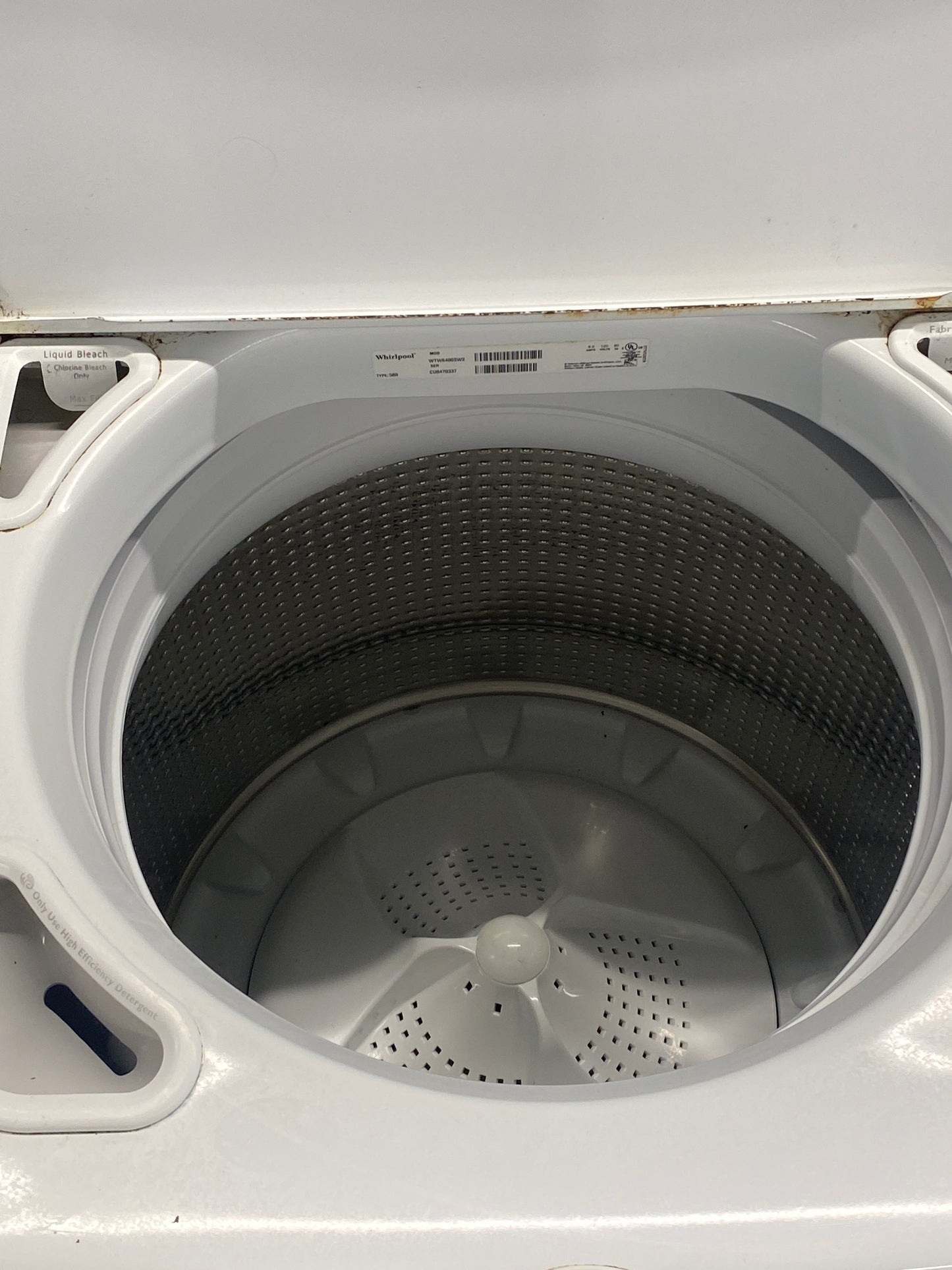 Whirlpool Cabrio 27” Top Load Washer - WTW6400SW