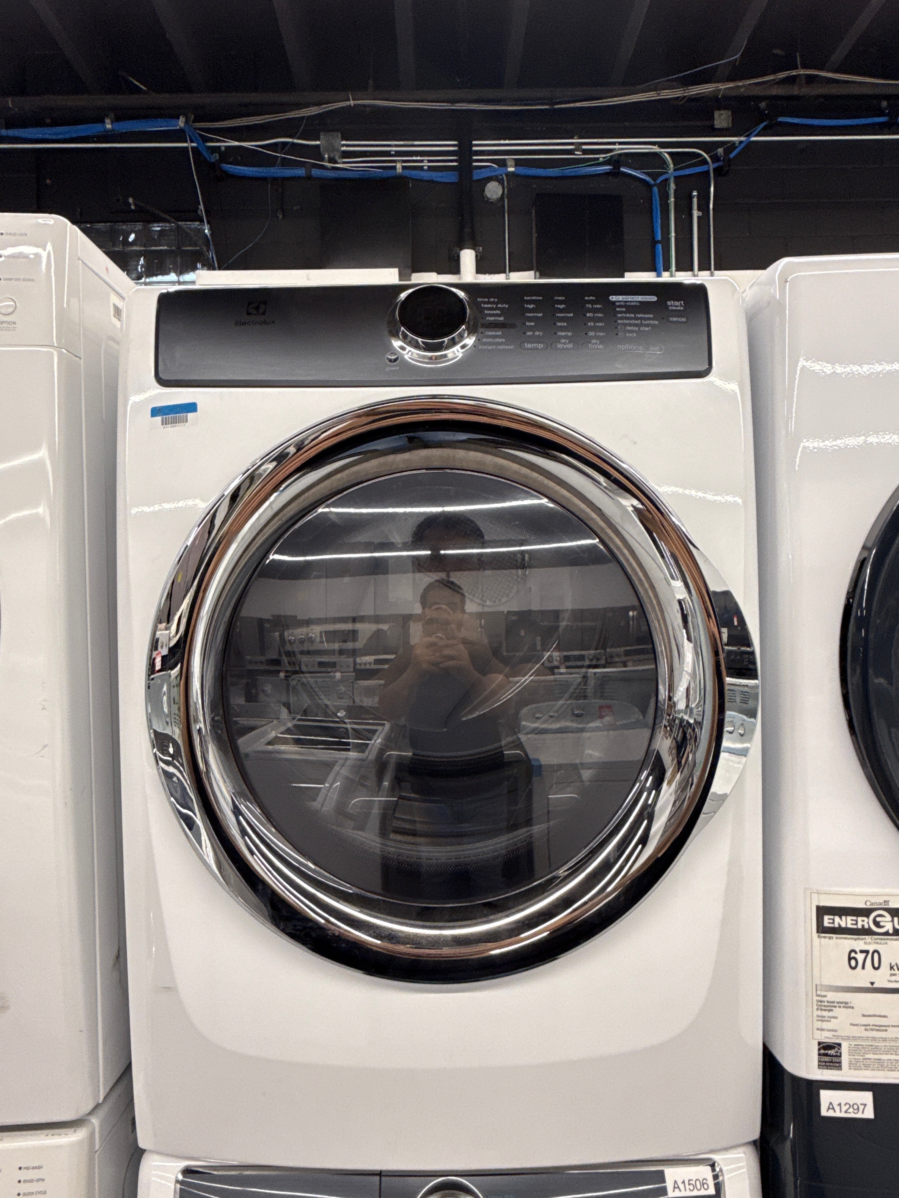Electrolux 27" Front Load Washer & Dryer Set (EFLS617SIW0 & EFMC517SIW0)
