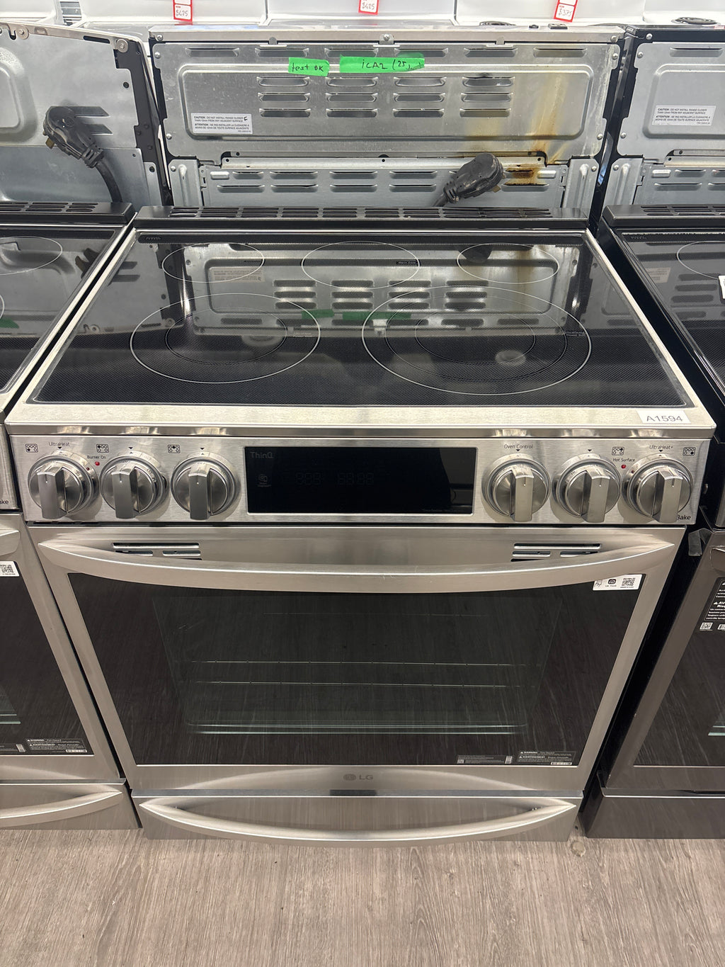 LG 30” Slide-In Glass Top Range - LSEL6337F (1 YEAR MANUFACTURER WARRANTY)