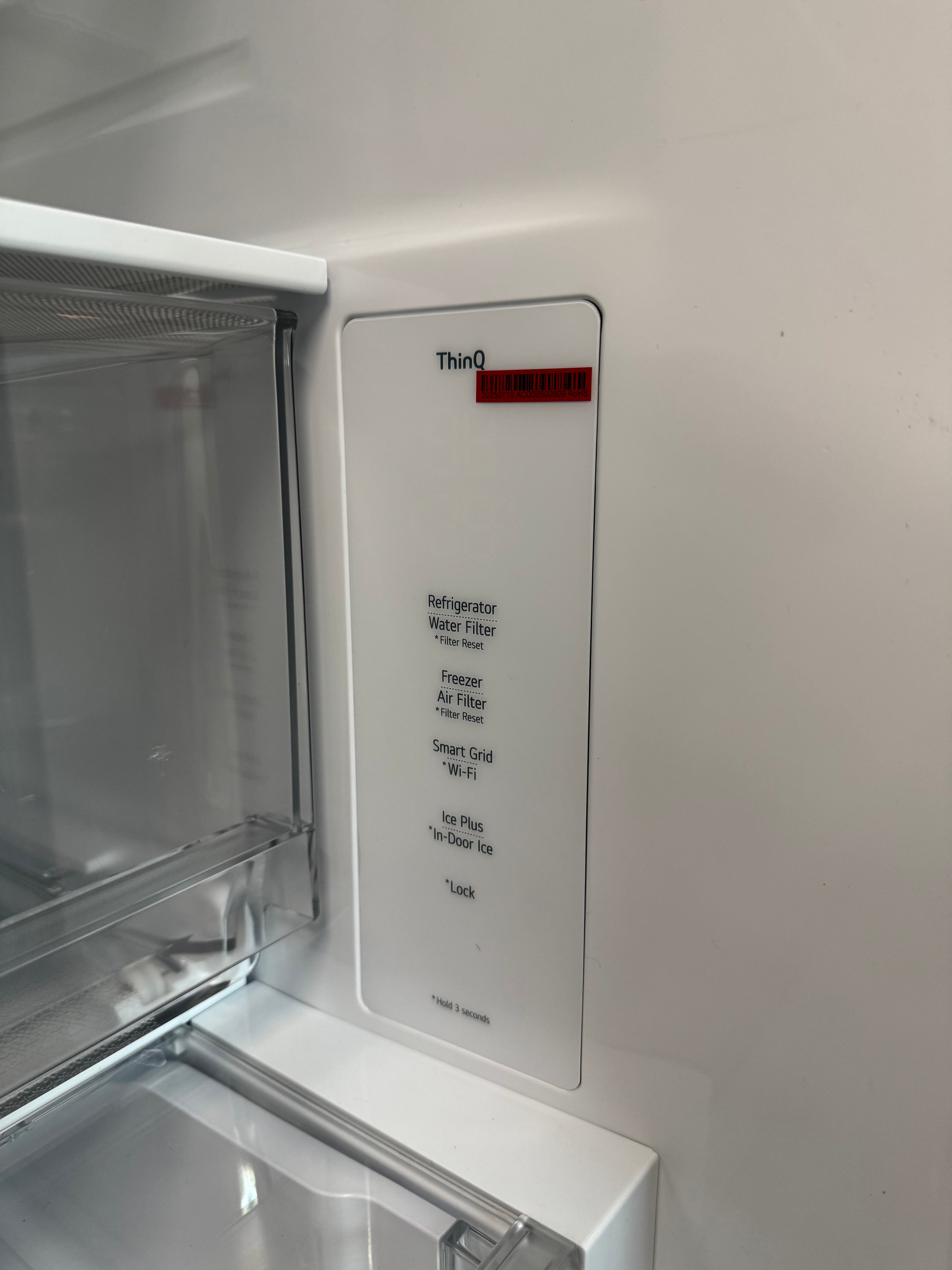 OPEN BOX - LG 36” French Door Fridge with Water & Ice Dispenser - LCFC26XSS/00
