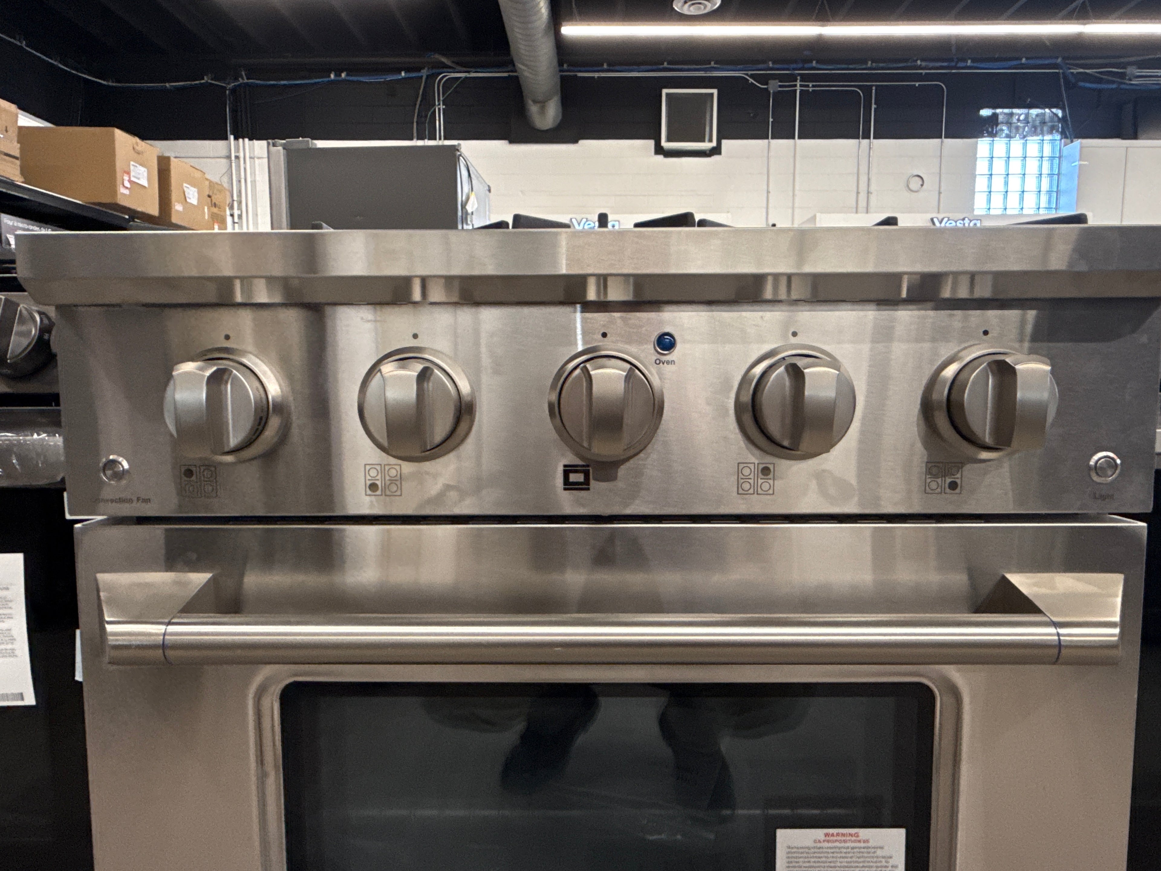 NEW - Vesta Slide-In Gas Stove - VRG-G102-30SS (2 YEARS MANUFACTURER WARRANTY)