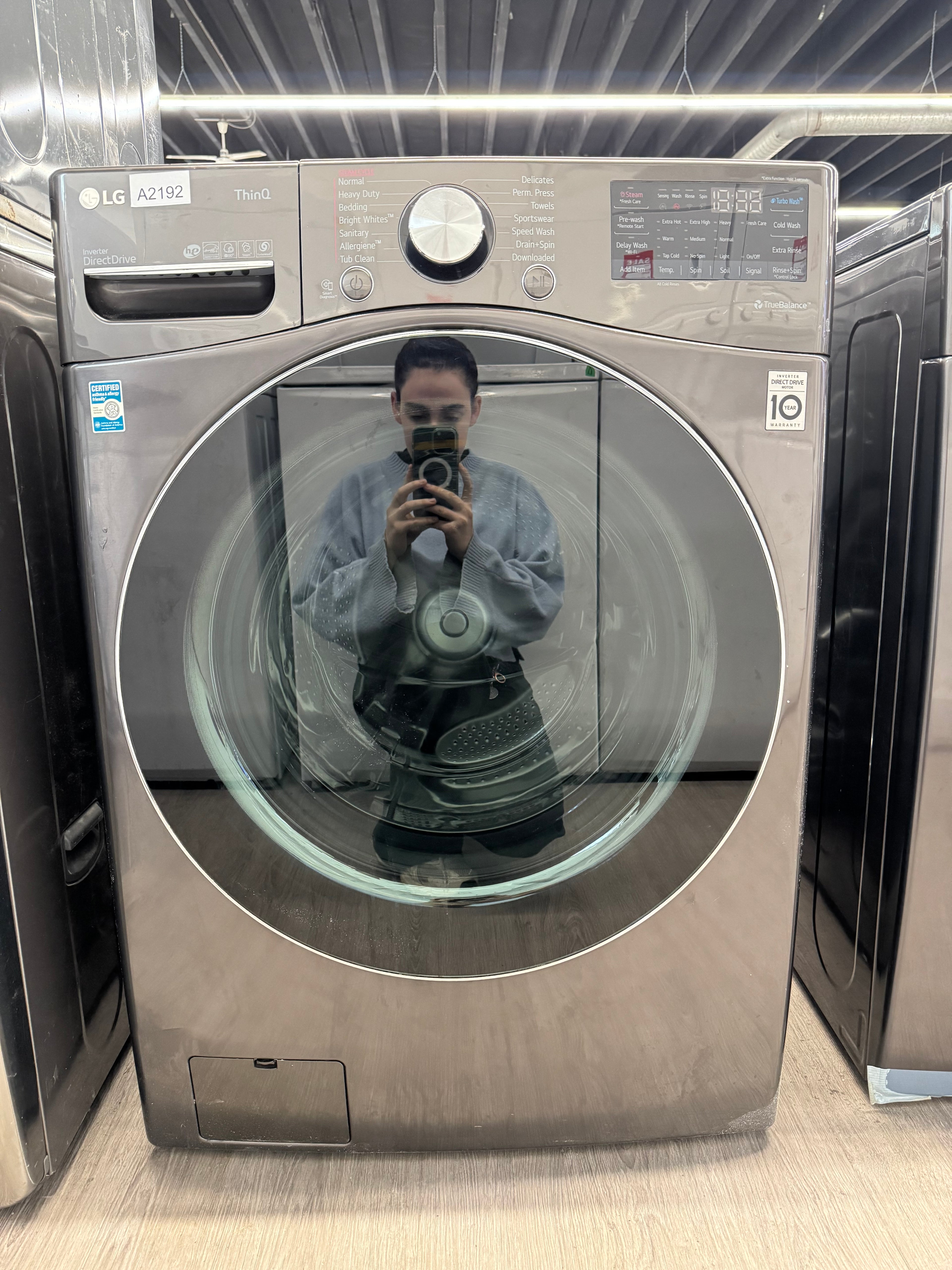 LG 27” Front Load Washer - WM4100HBA