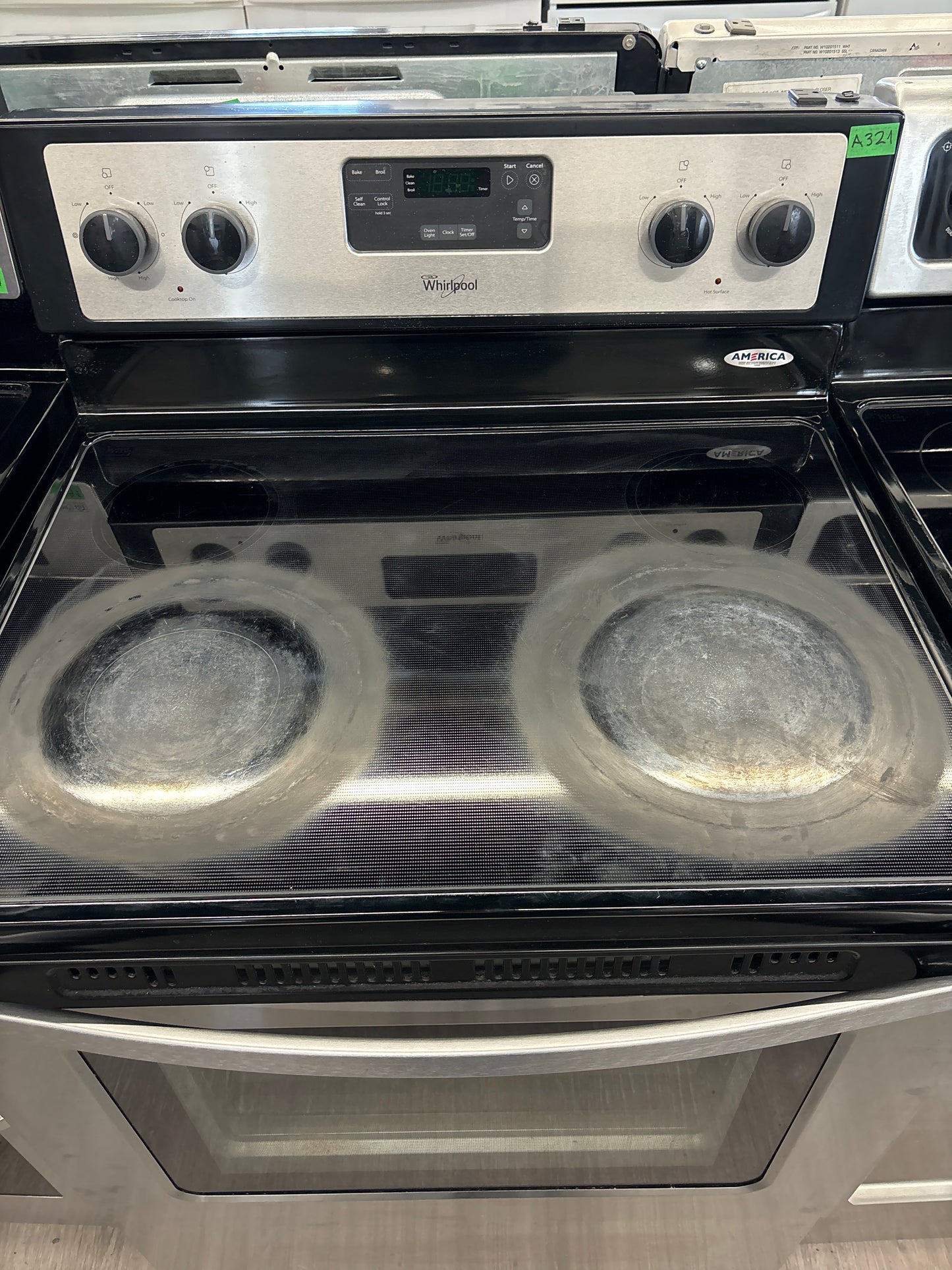 Whirlpool 30 Inch Electric Range