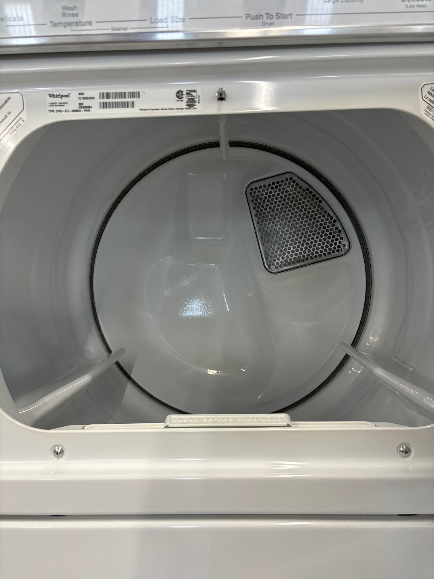 Whirlpool 27" LAUNDRY UNIT YLTE6234DQ2