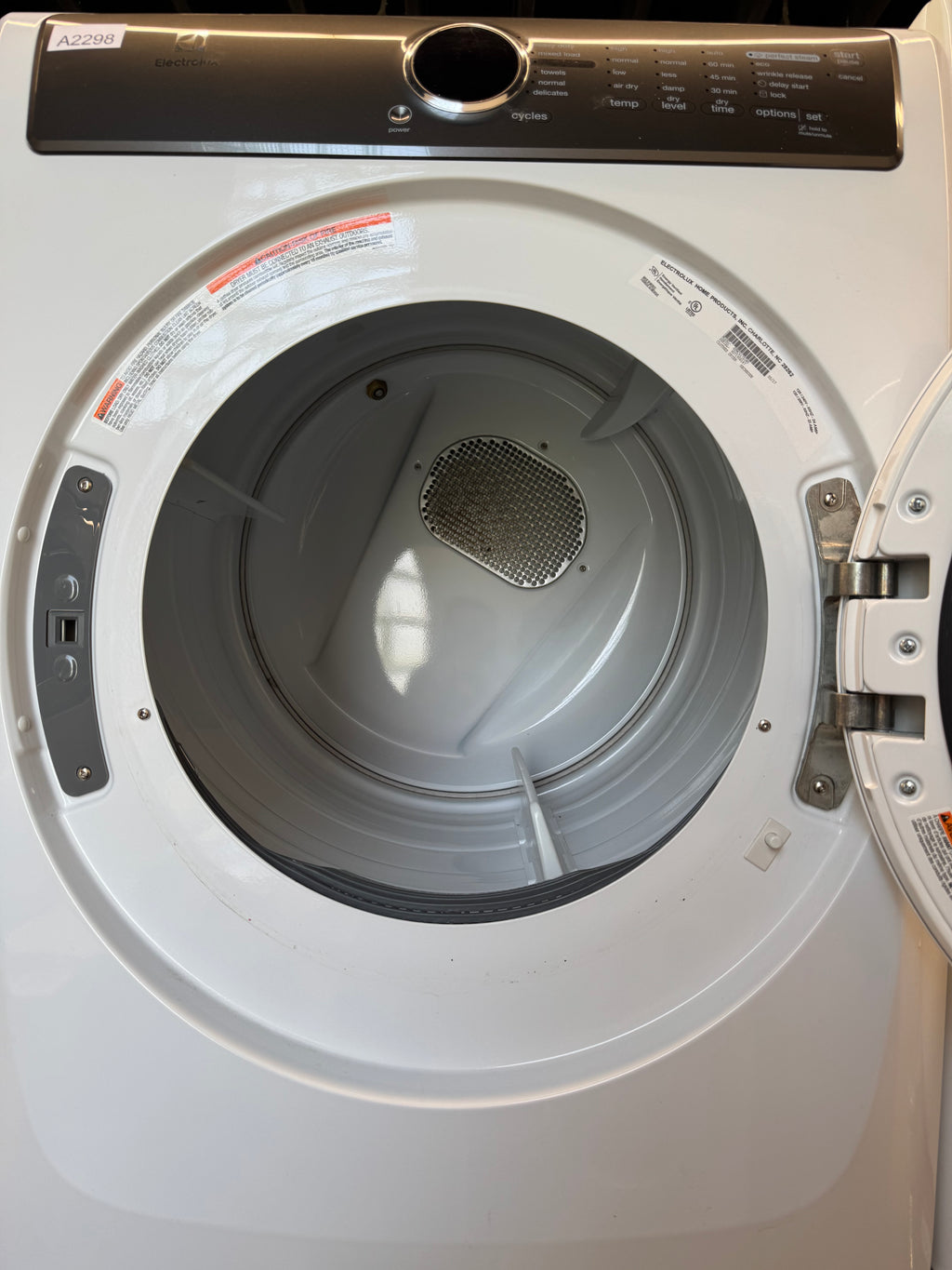 Electrolux 27” Front Load Dryer - EFMC417SIW0