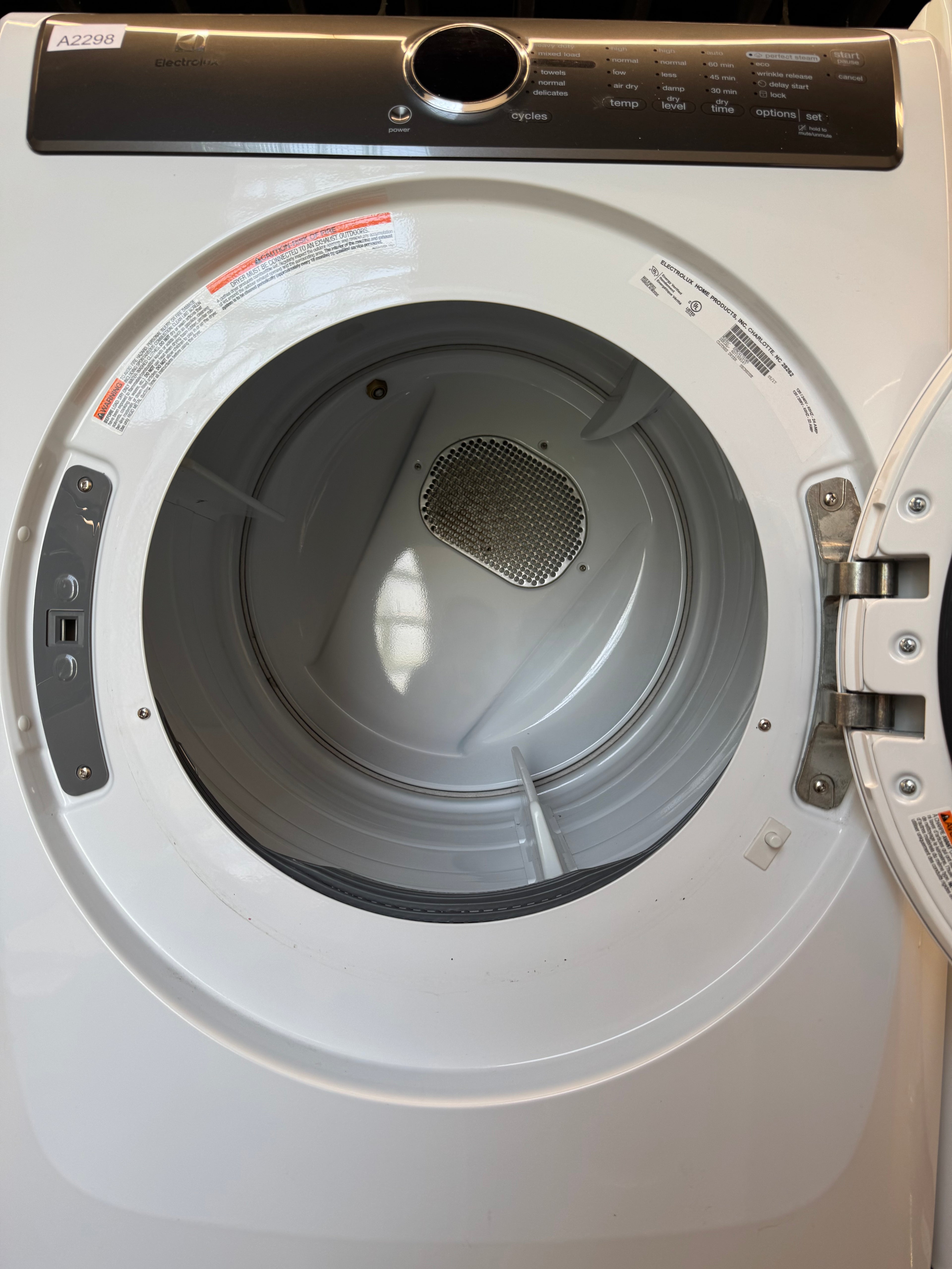Electrolux 27” Front Load Dryer - EFMC417SIW0