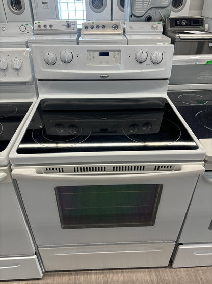 Whirlpool 30" Freestanding Glass Top Range