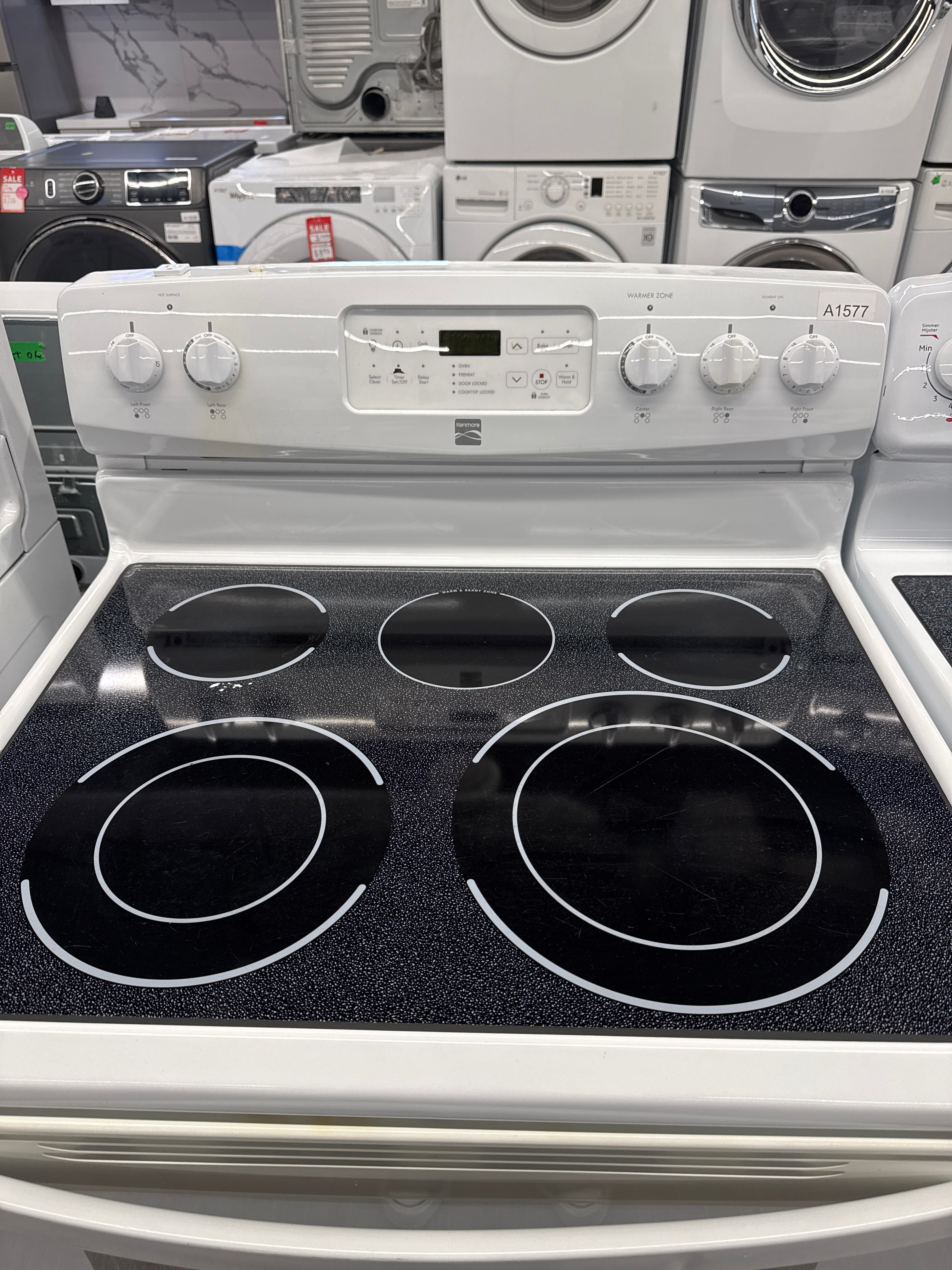 Kenmore 30” Freestanding Glass Top Range - 970-657424