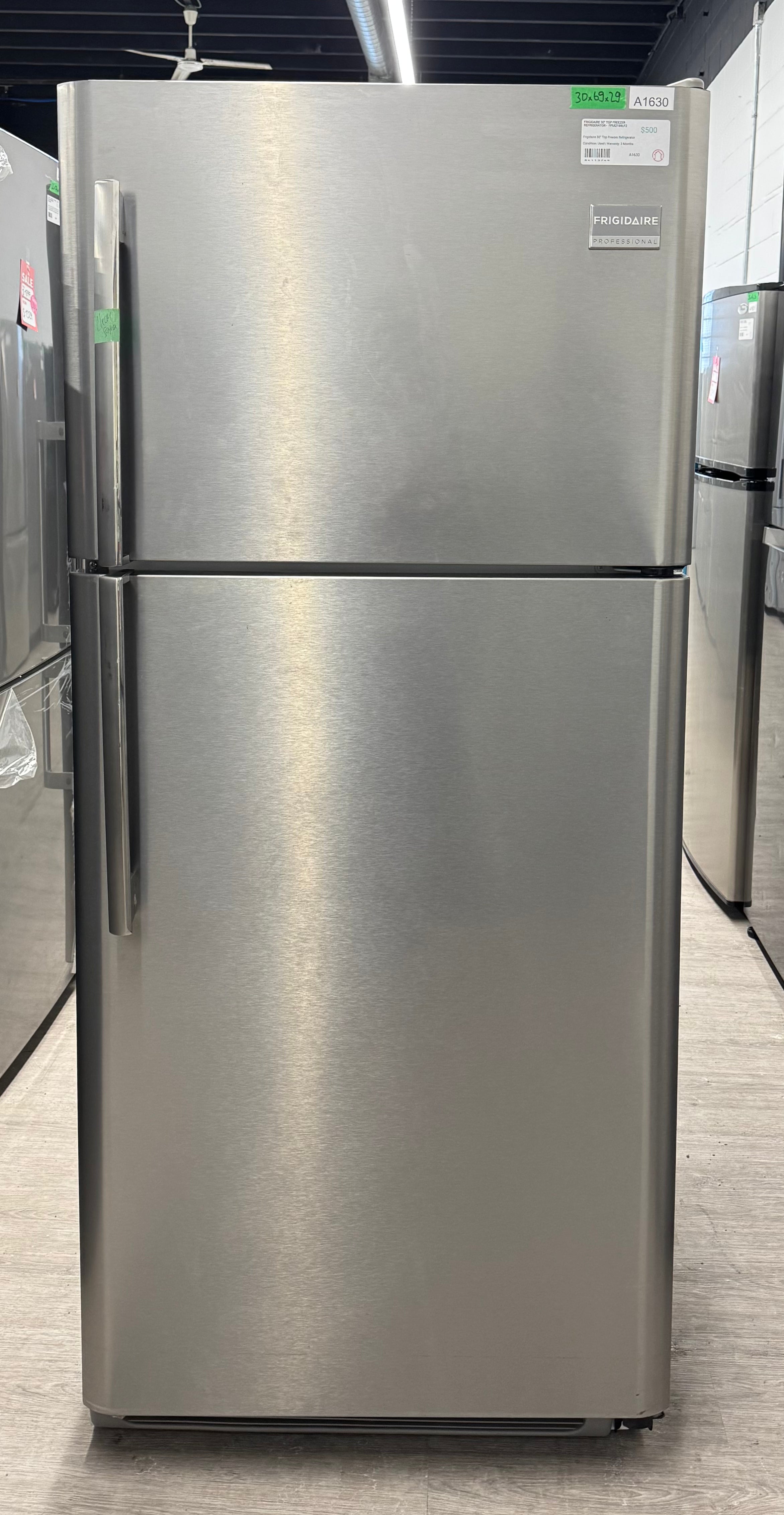 Frigidaire 30” Top Freezer Refrigerator -  FPUI2188LF2