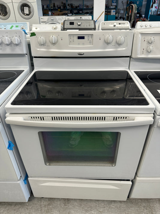 Whirlpool 30" Glass Top Range - YWFE361LVO