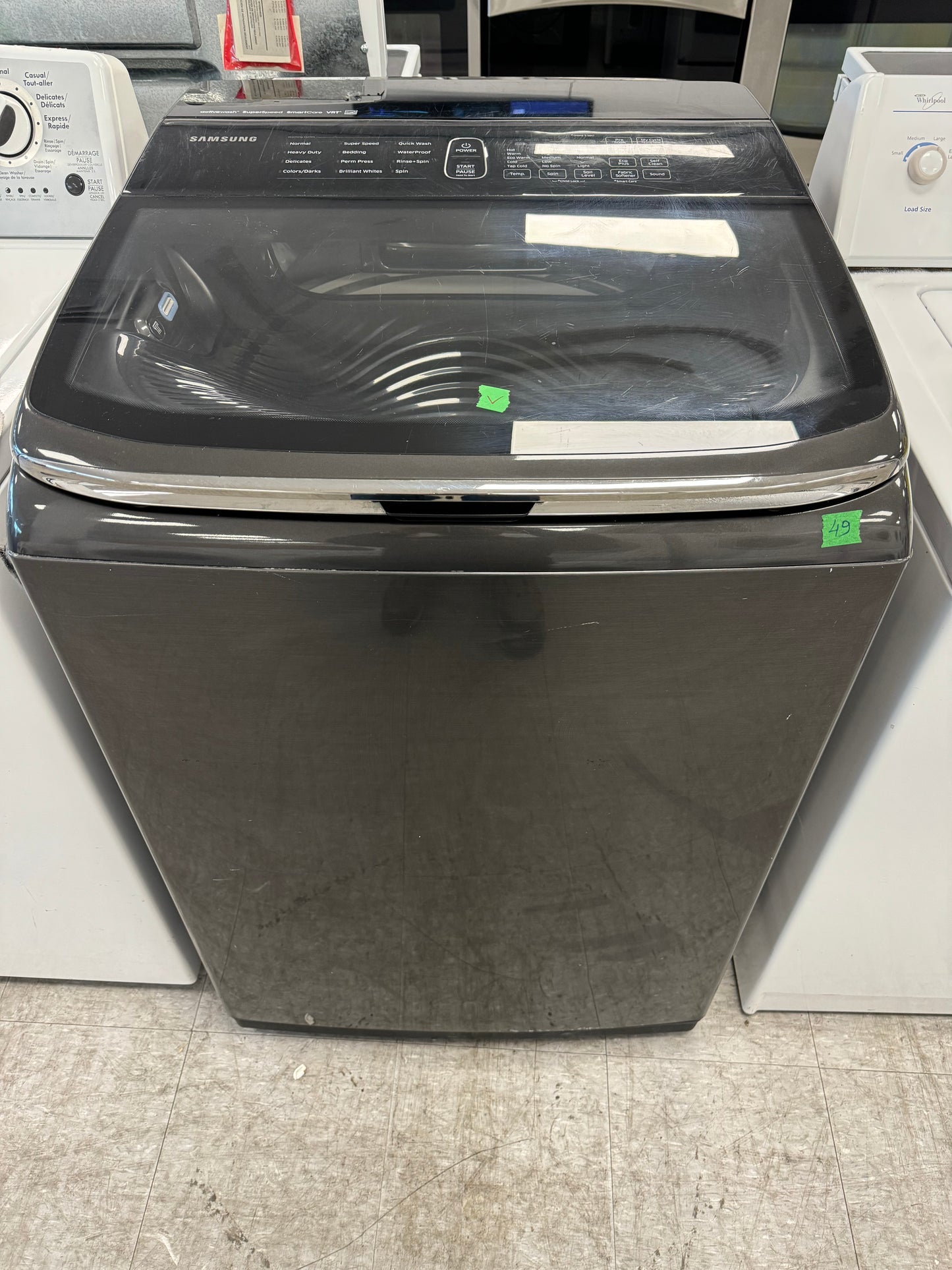 SAMSUNG 27” TOP LOAD WASHER - WA50K8600AV