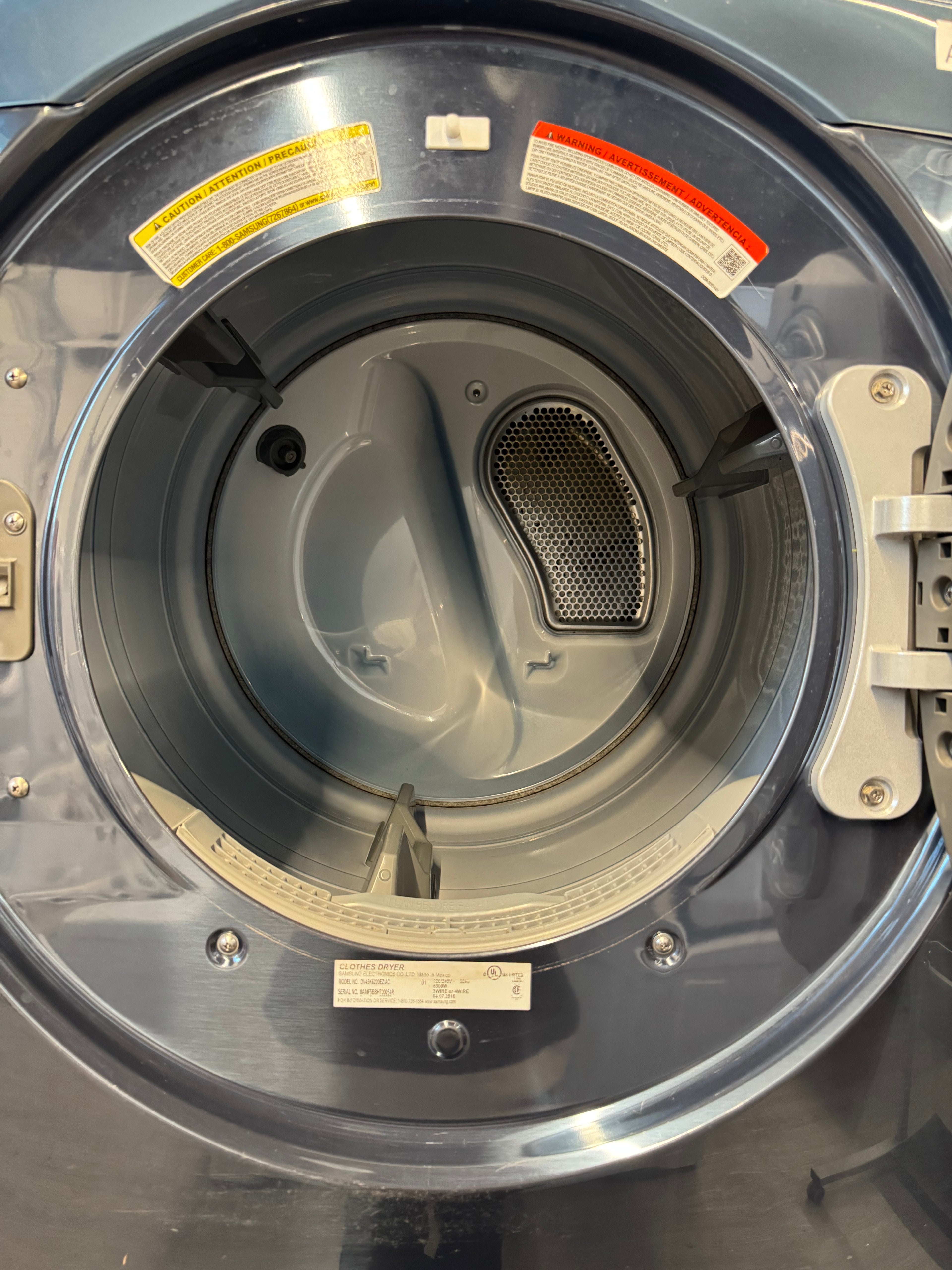 SAMSUNG 27” Front Load Dryer - DV45K6200EZ/AC