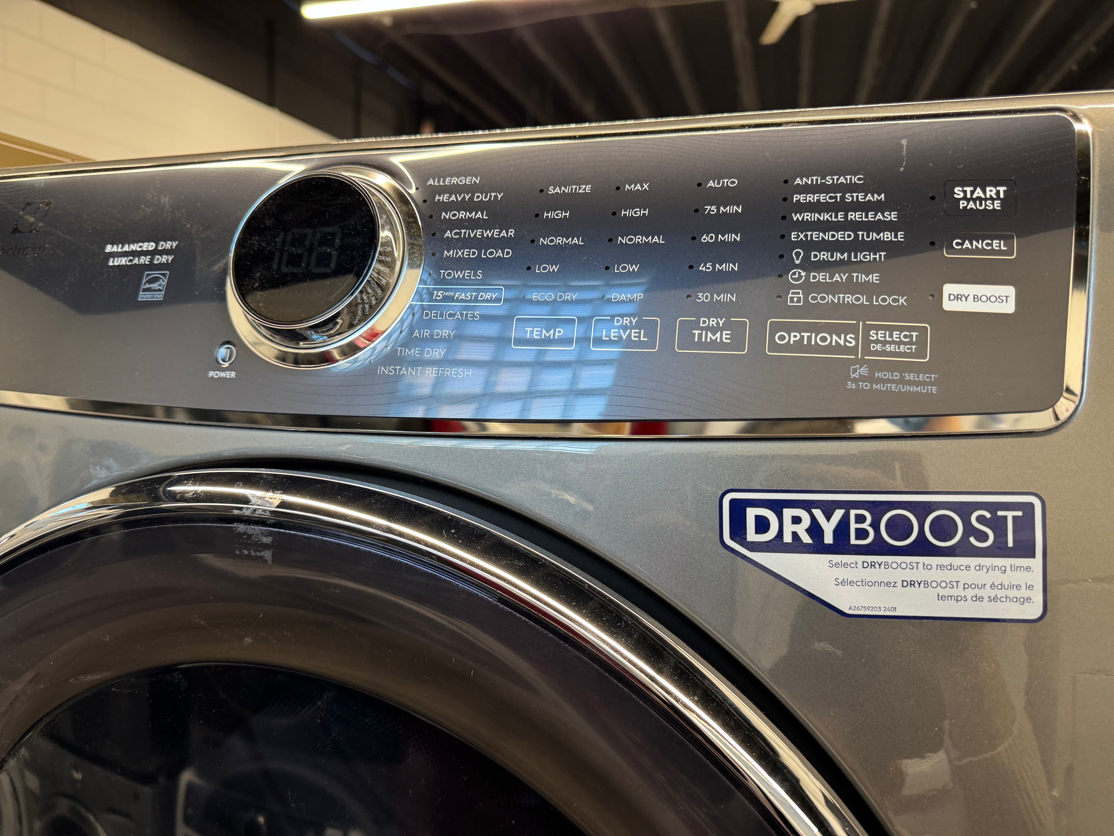 OPEN BOX - Electrolux 27” Front Load Dryer - ELFE763CAT1