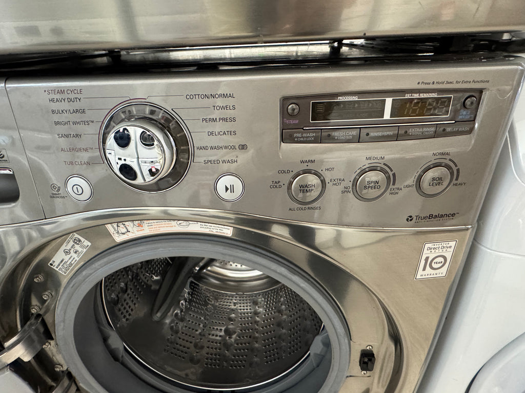 LG 27” Front Load Washer & Dryer Set (WM3650HVA & DLEX2550V)