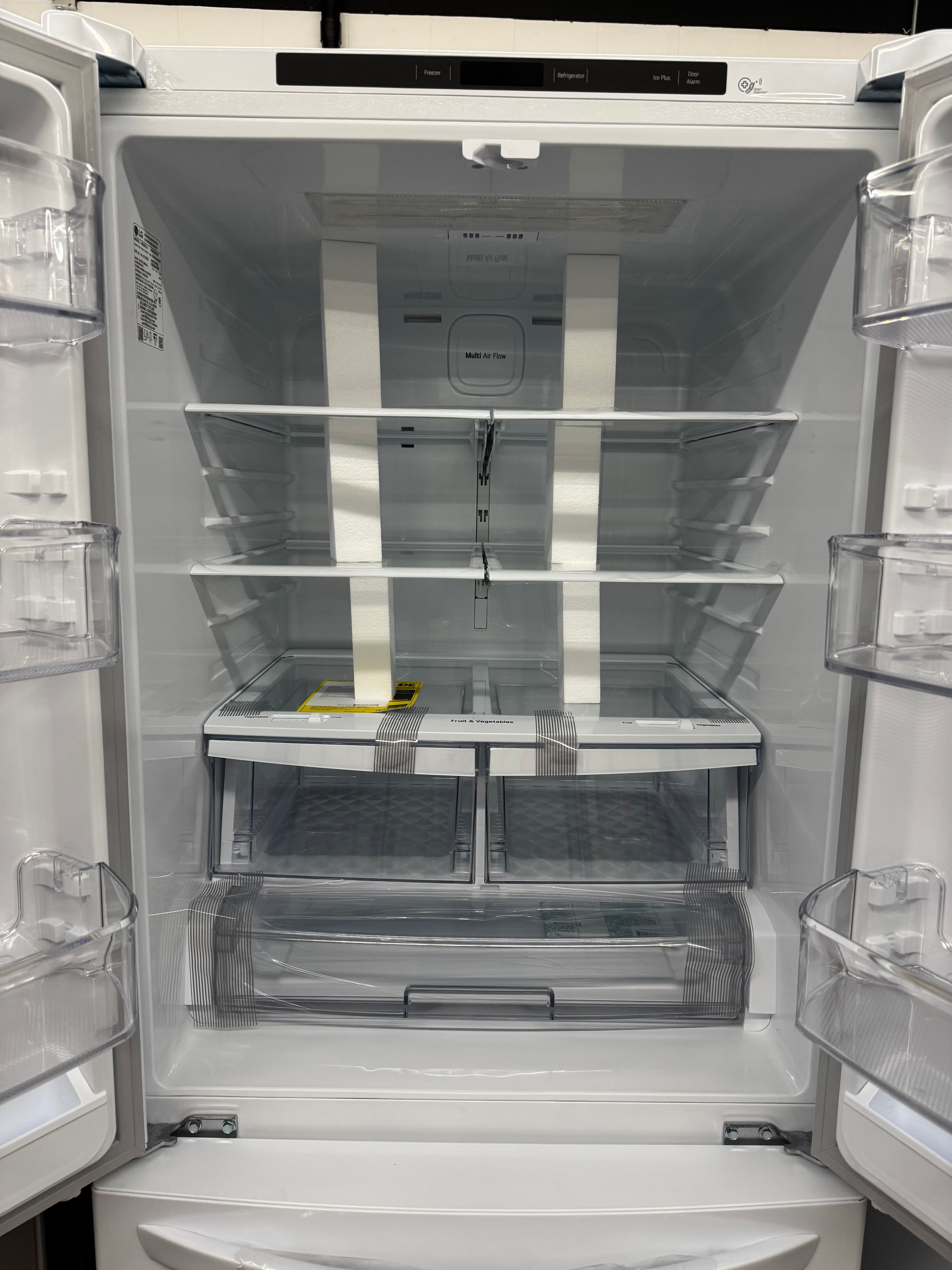 NEW - LG 30” French Door Refrigerator - LRFNS2200W (1 YEAR MANUFACTURER WARRANTY)