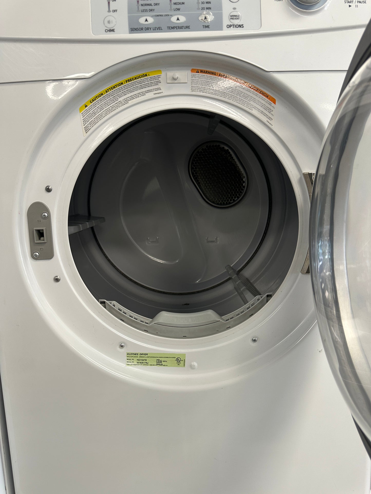 Inglis 27" Washer/Dryer Set - NFW7200TW