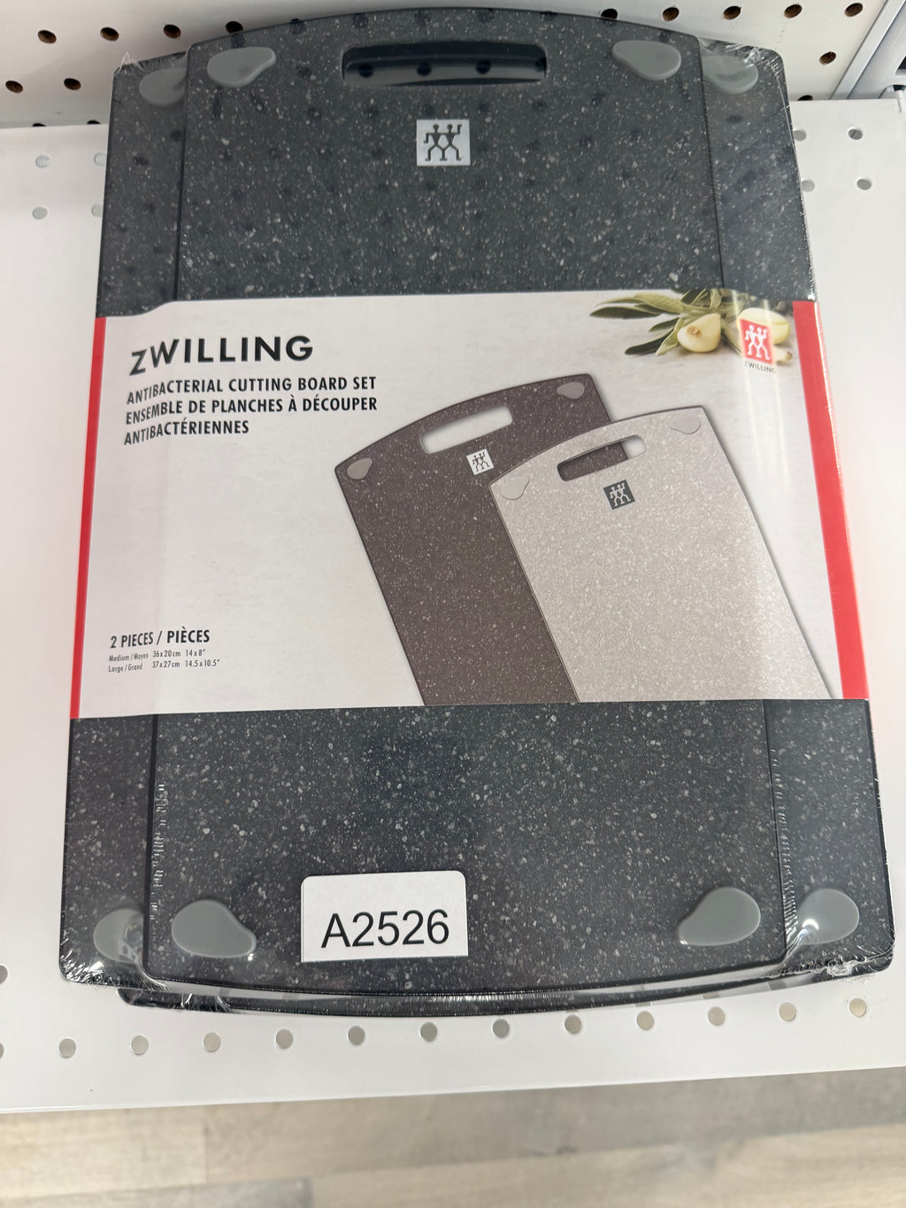 ZWILLING MARBLE SPECKLED BOARD SET 2 Piece, plastic