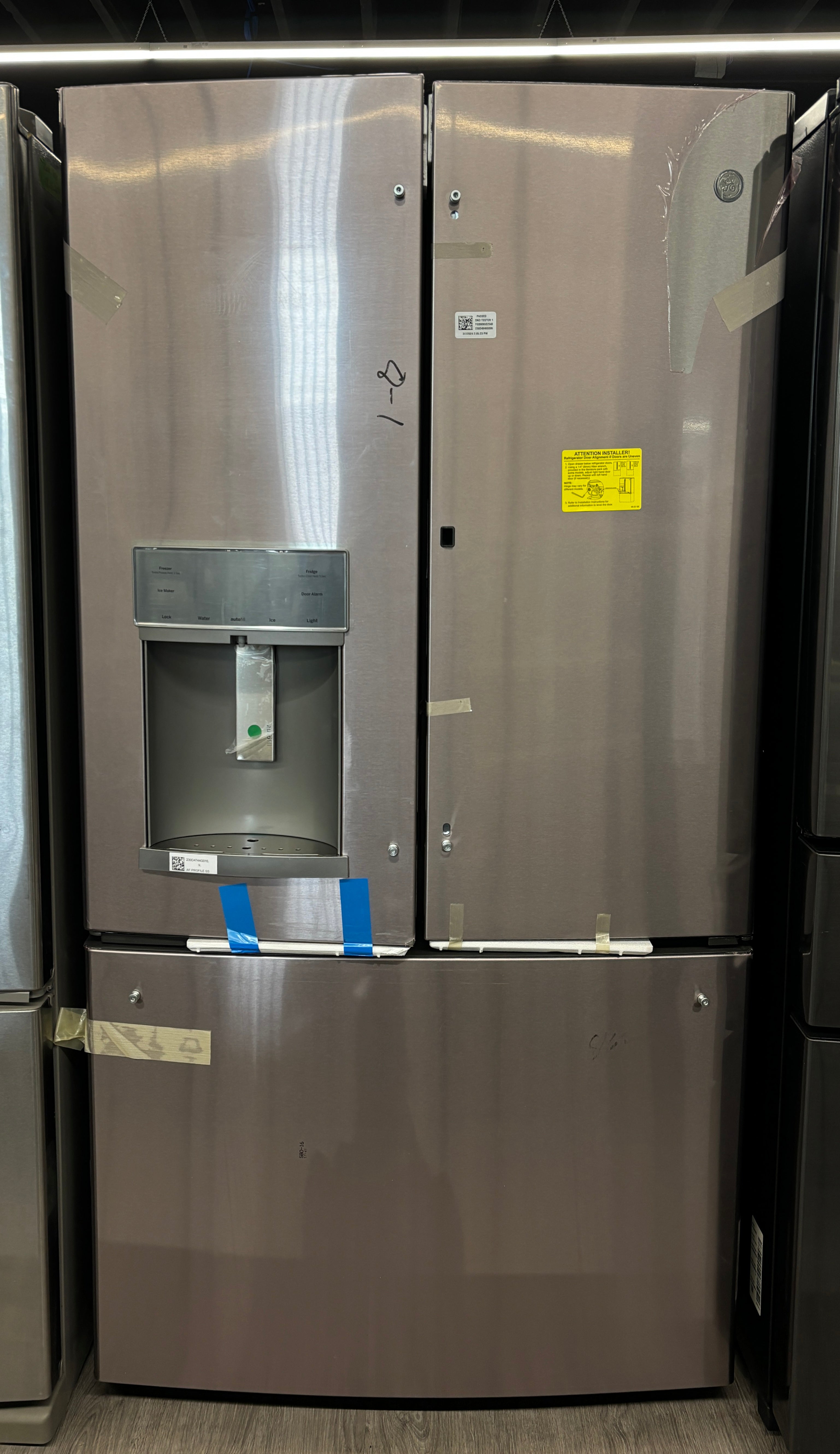 OPEN BOX - GE 36" French Door with Water Dispenser Refrigerator