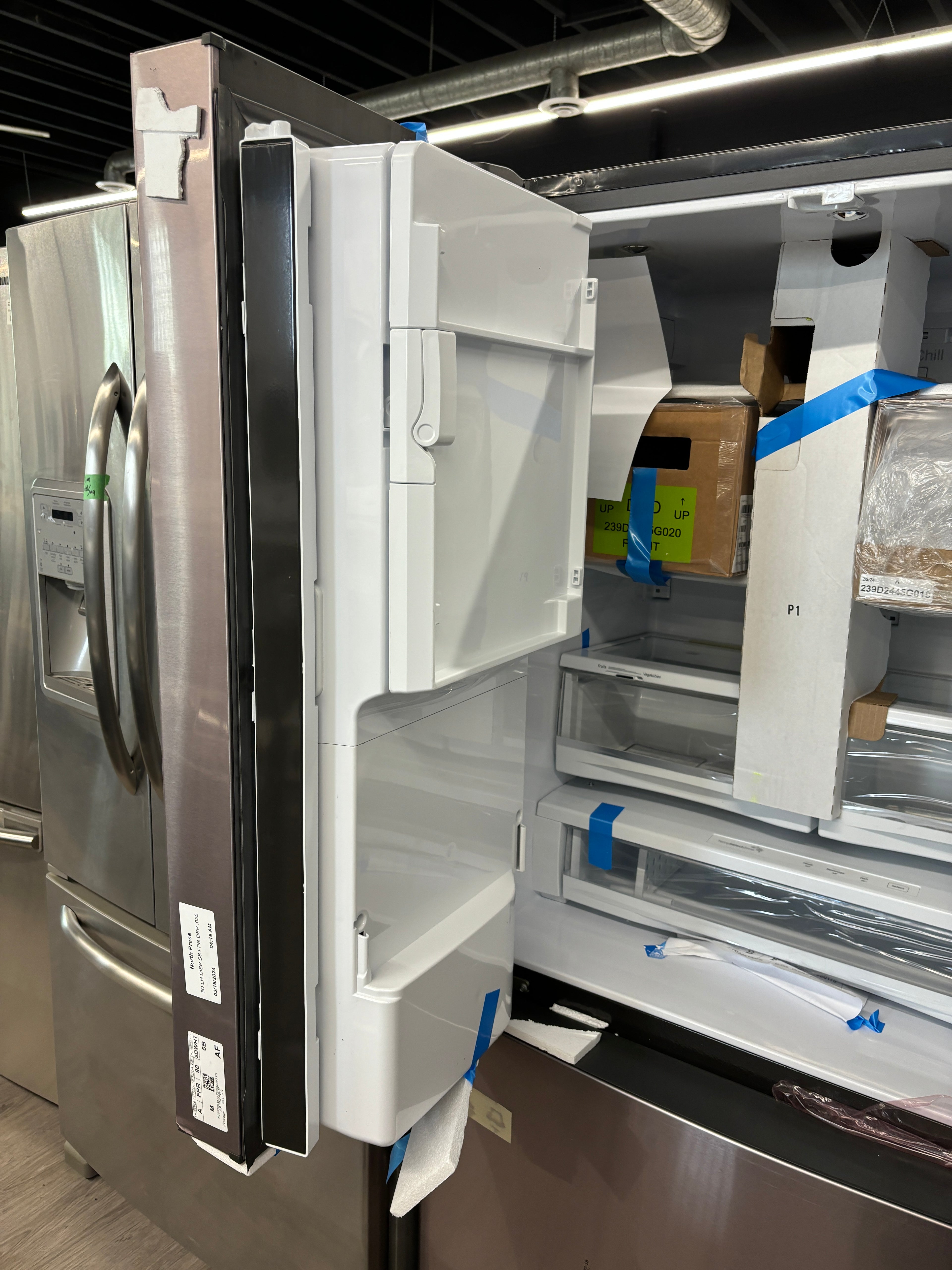 OPEN BOX - GE 36" French Door with Water Dispenser Refrigerator