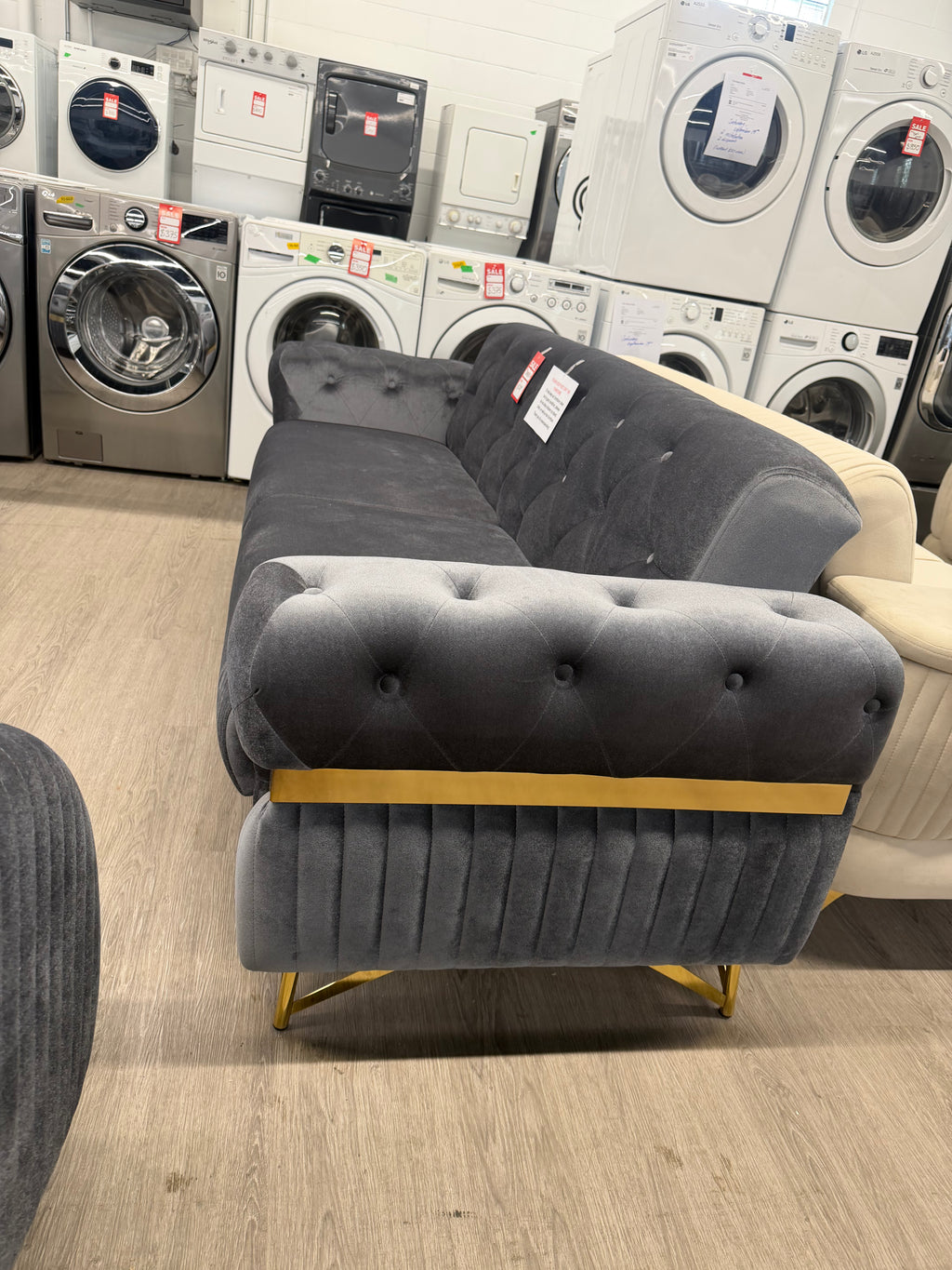 Marbella Dark Gray Living Room Set