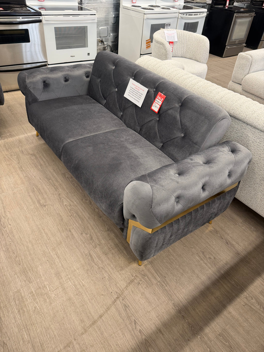 Marbella Dark Gray Living Room Set