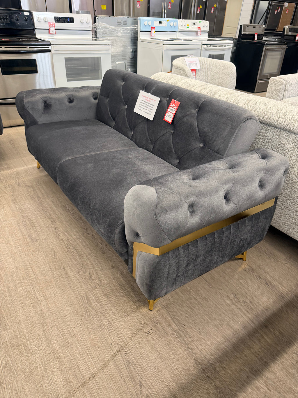 Marbella Dark Gray Living Room Set