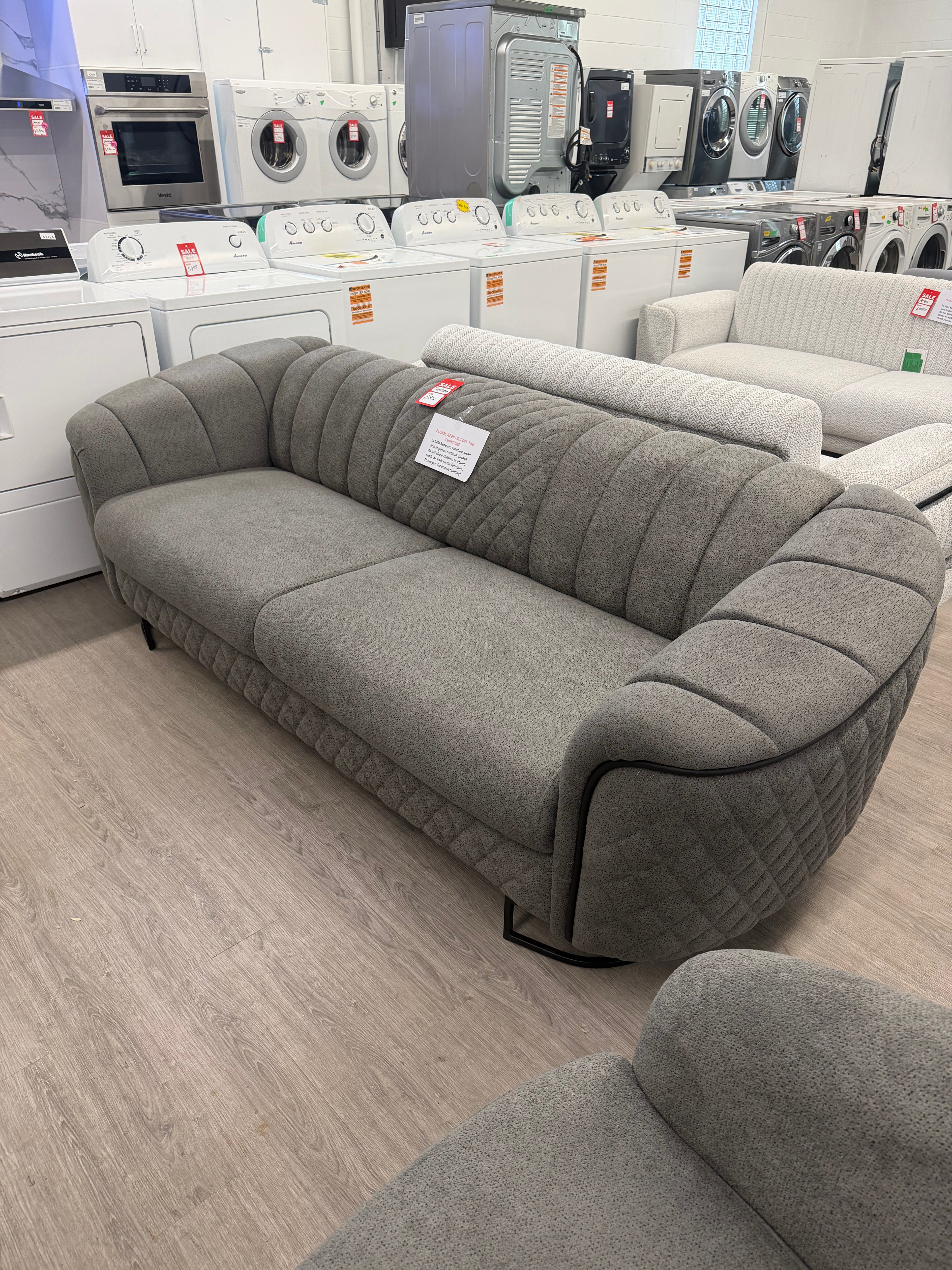 Victoria Dark Gray Living Room Set