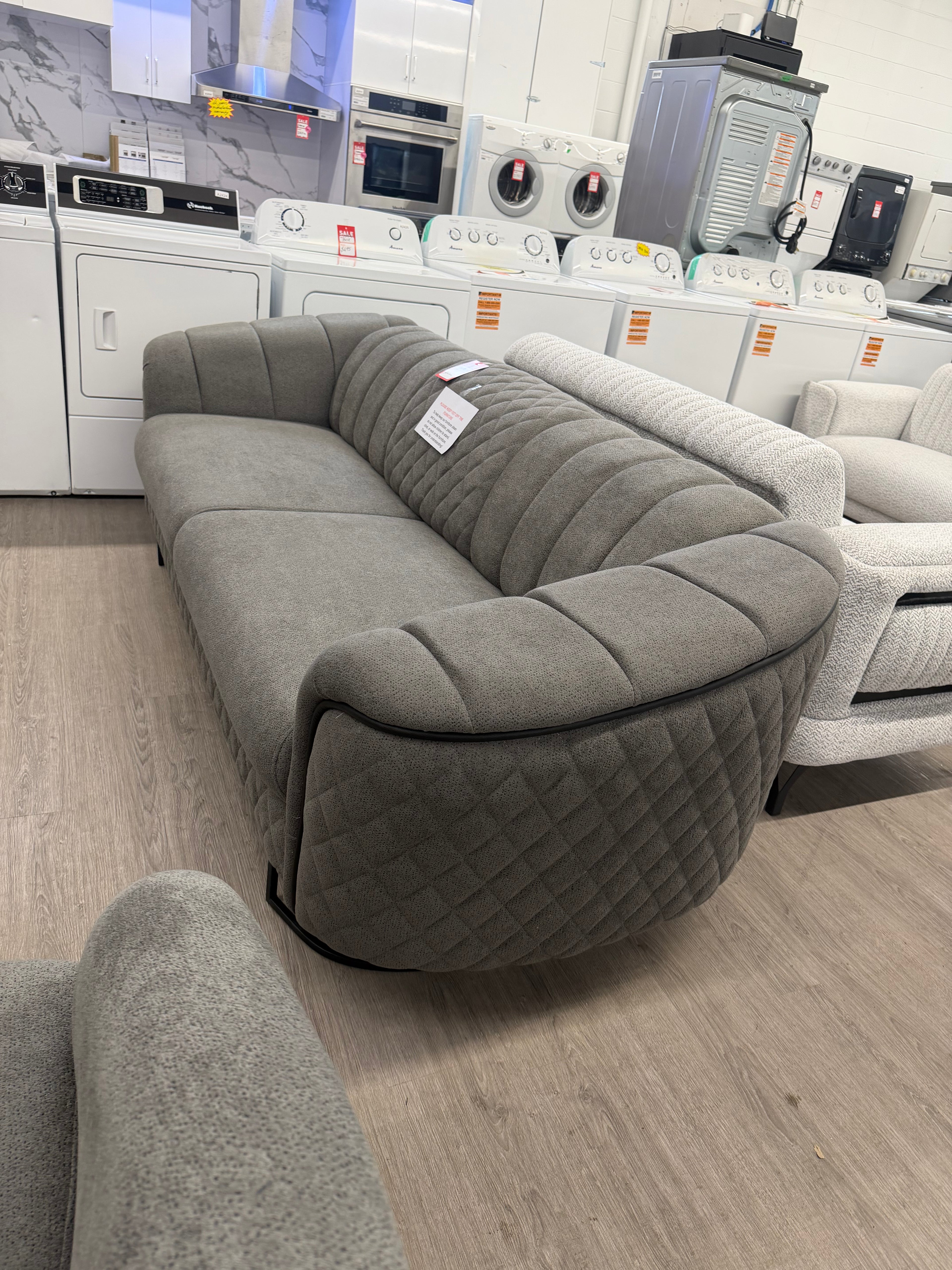 Victoria Dark Gray Living Room Set
