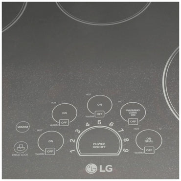 OPEN BOX - LG 30" Electric Cooktop - LCE3010SB