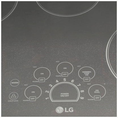 OPEN BOX - LG 30" Electric Cooktop - LCE3010SB