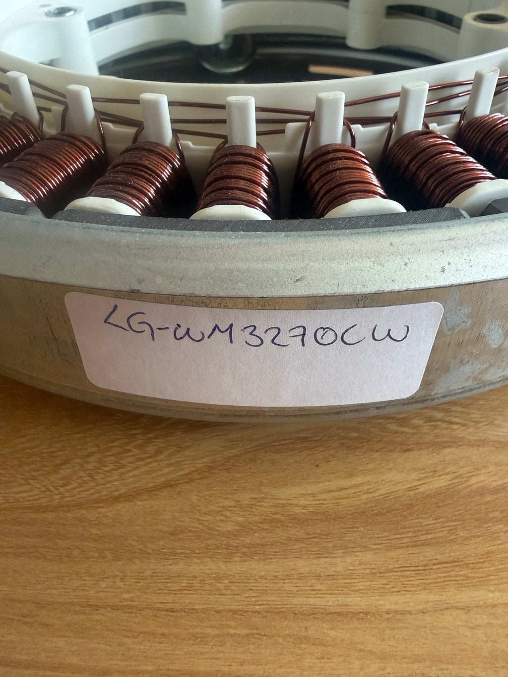 LG washer direct drive motor stator actual photo 2