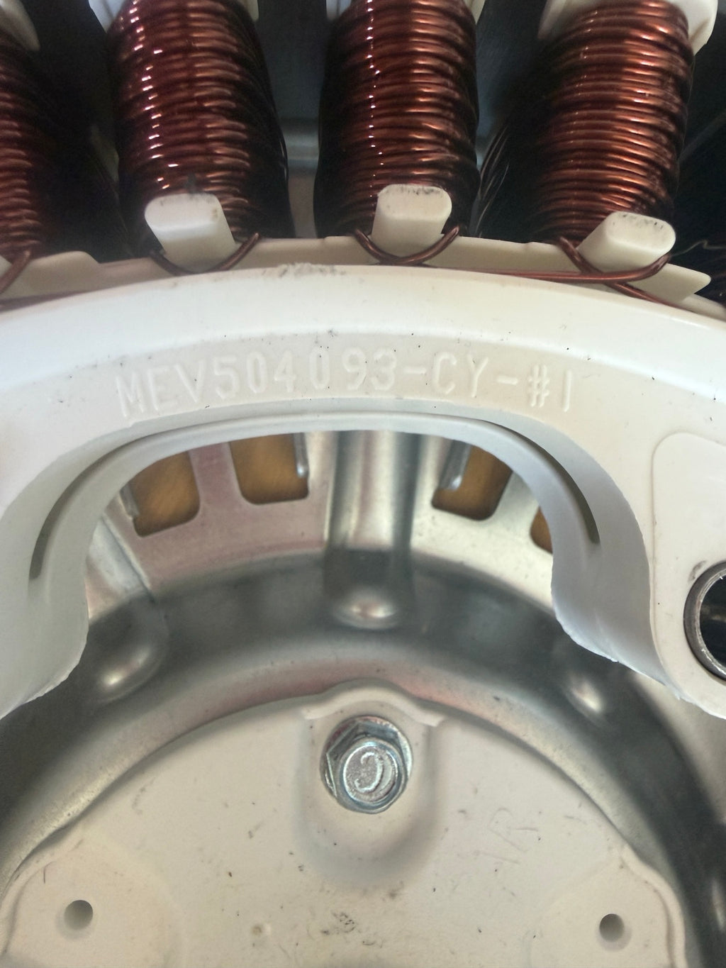 LG washer direct drive motor stator actual photo 3