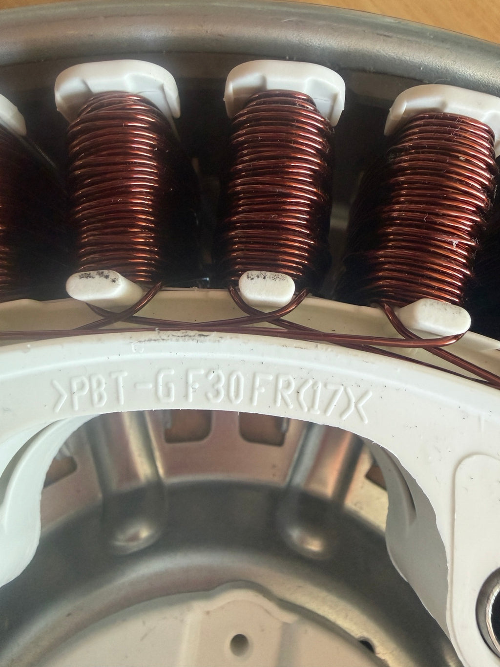 LG washer direct drive motor stator actual photo 4