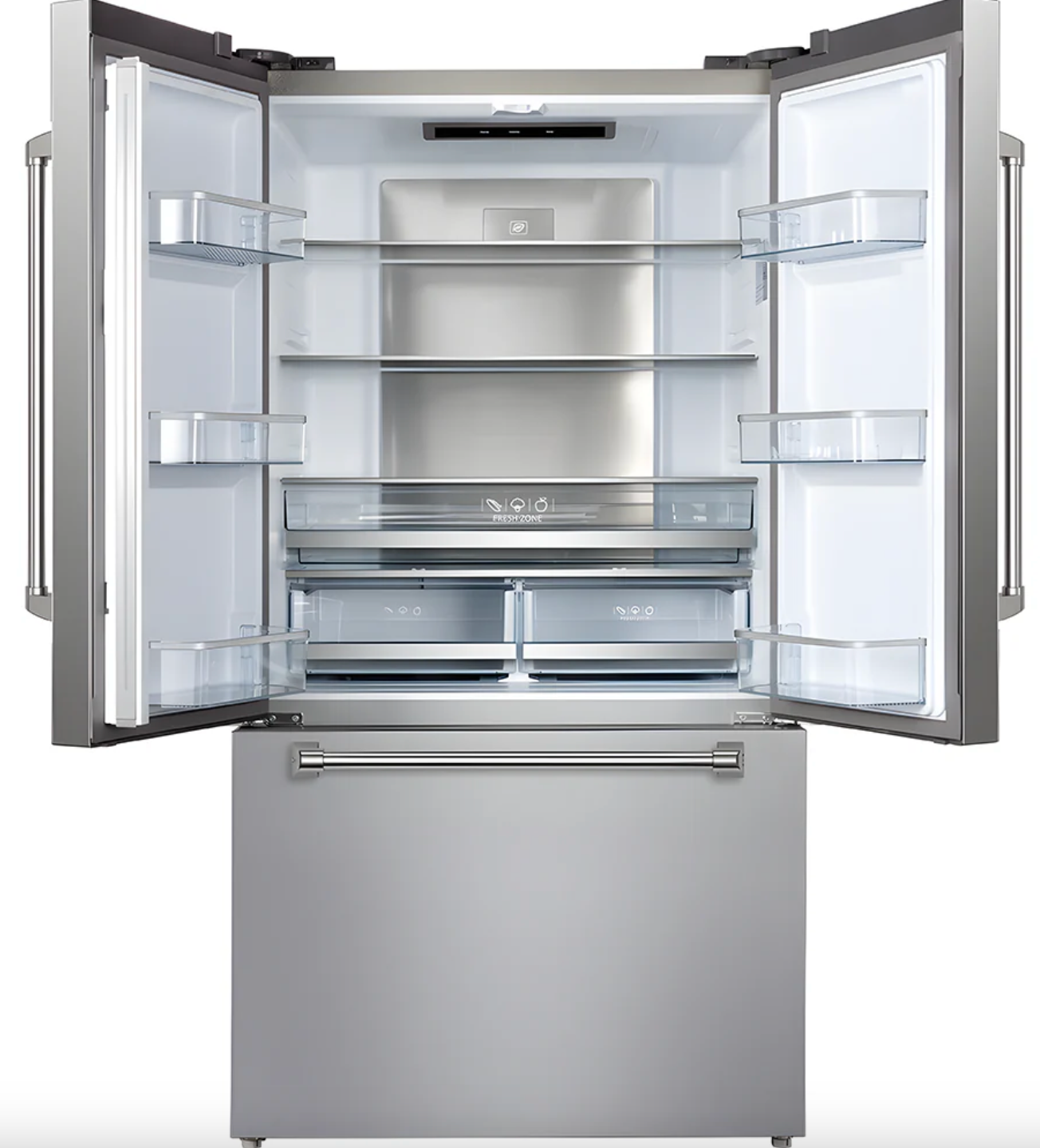 NEW - Vesta 36" French Door Refrigerator, Counter Depth (VRF-YUKON-36SS)