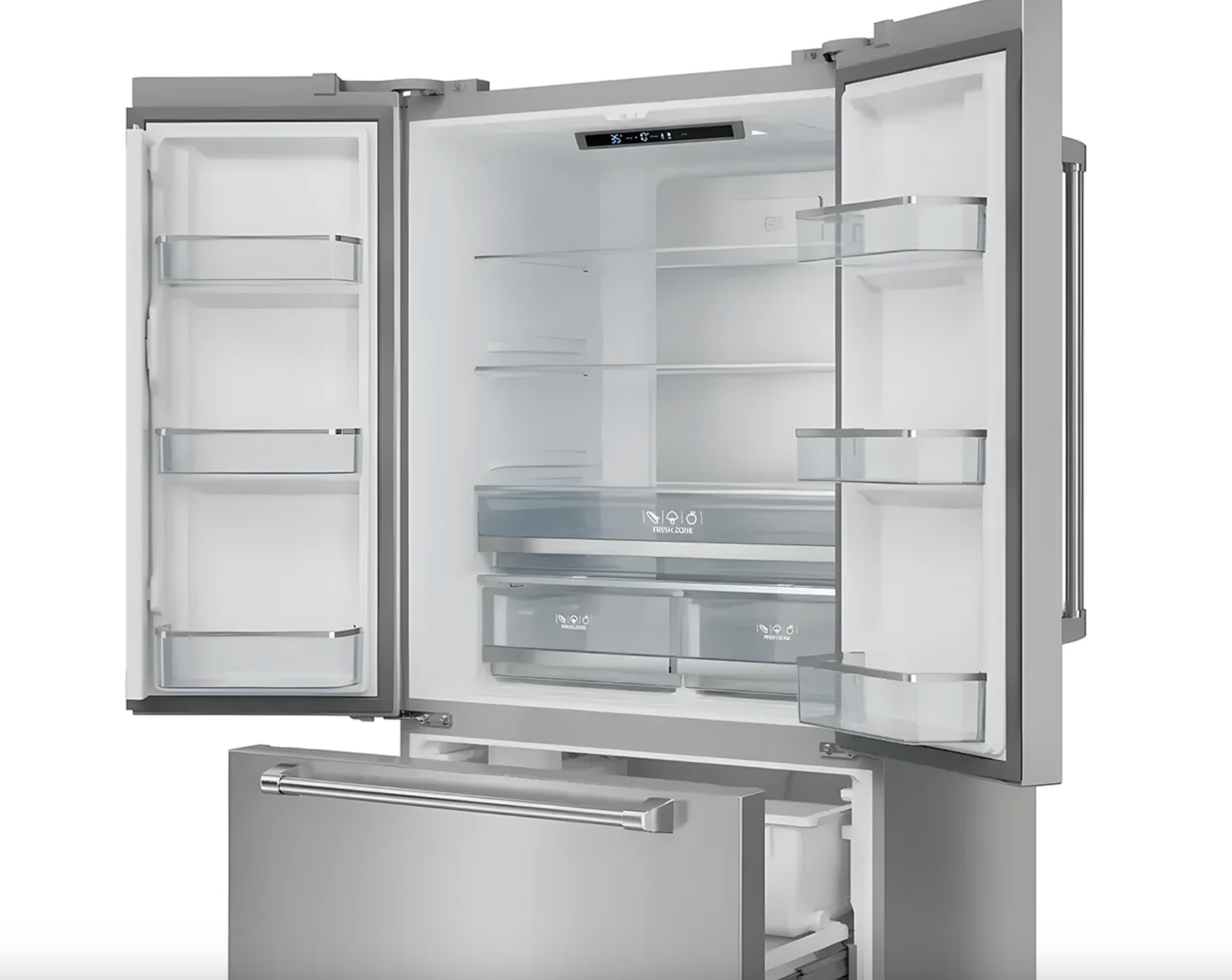 NEW - Vesta 36" French Door Refrigerator, Counter Depth (VRF-YUKON-36SS)