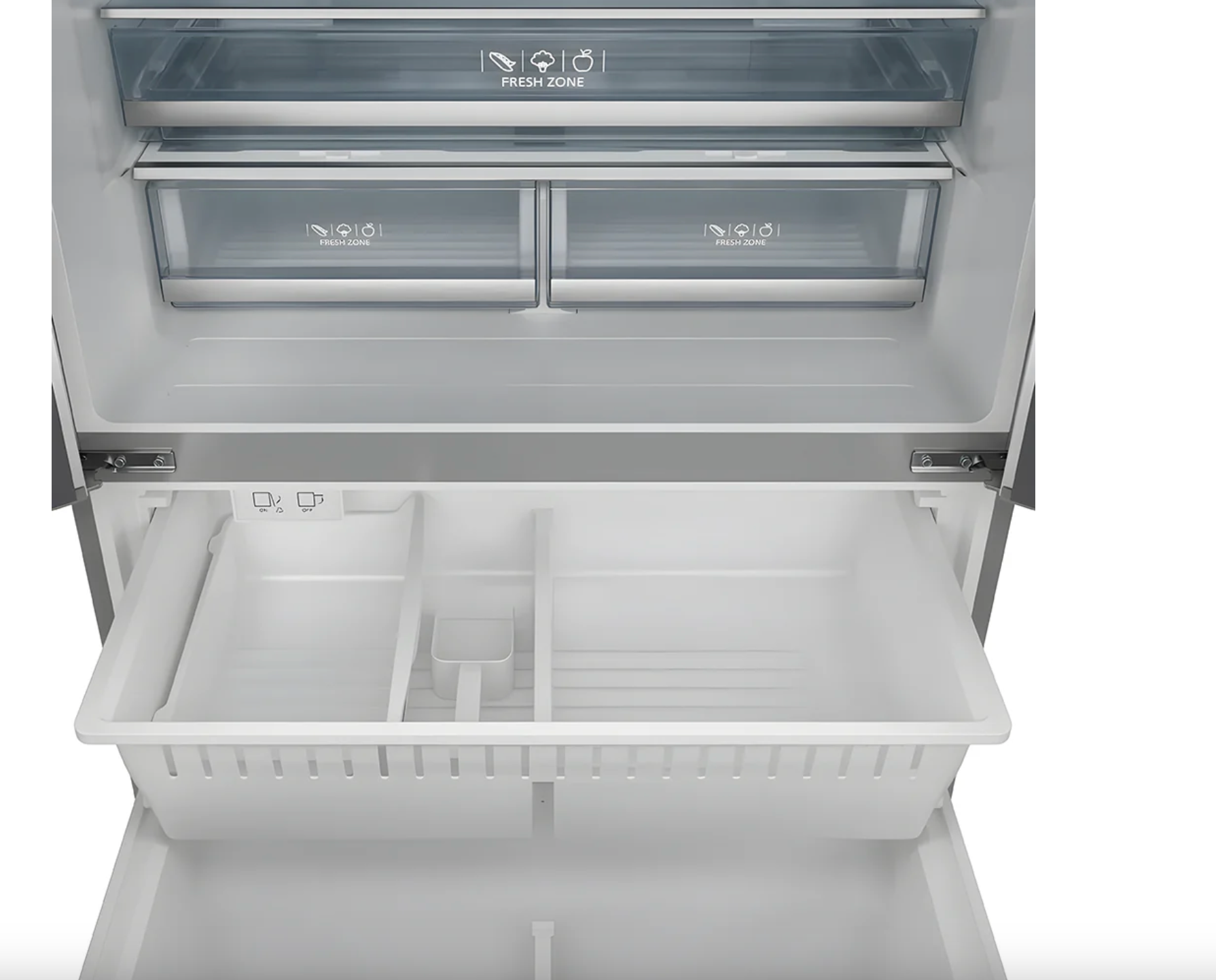 NEW - Vesta 36" French Door Refrigerator, Counter Depth (VRF-YUKON-36SS)