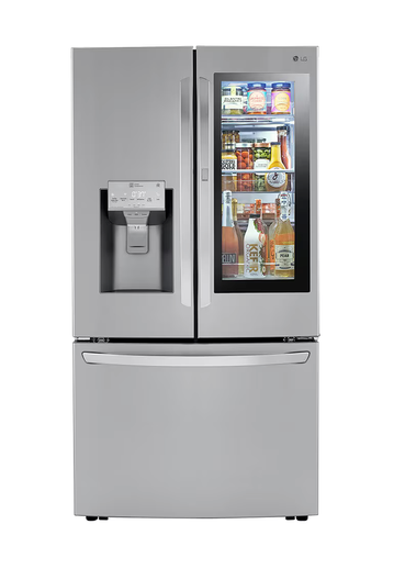 NEW - LG 36” French Door-in-Door InstaView with Craft Ice Maker Fridge - LRFVS3006S (1 YEAR MANUFACTURER WARRANTY)